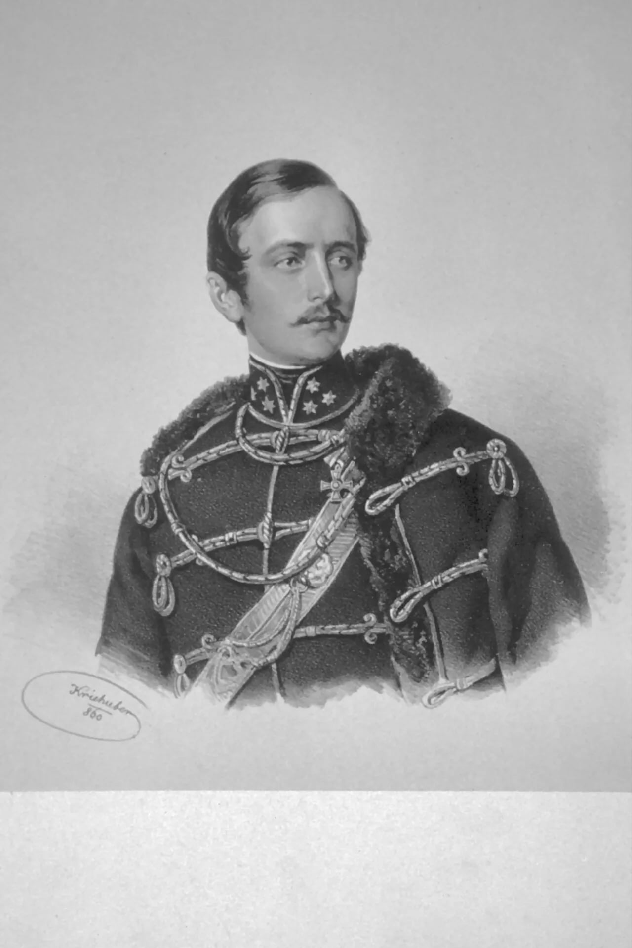 Porträt von Prince Alain de Rohan (1829–1857) – Gedenkseite
