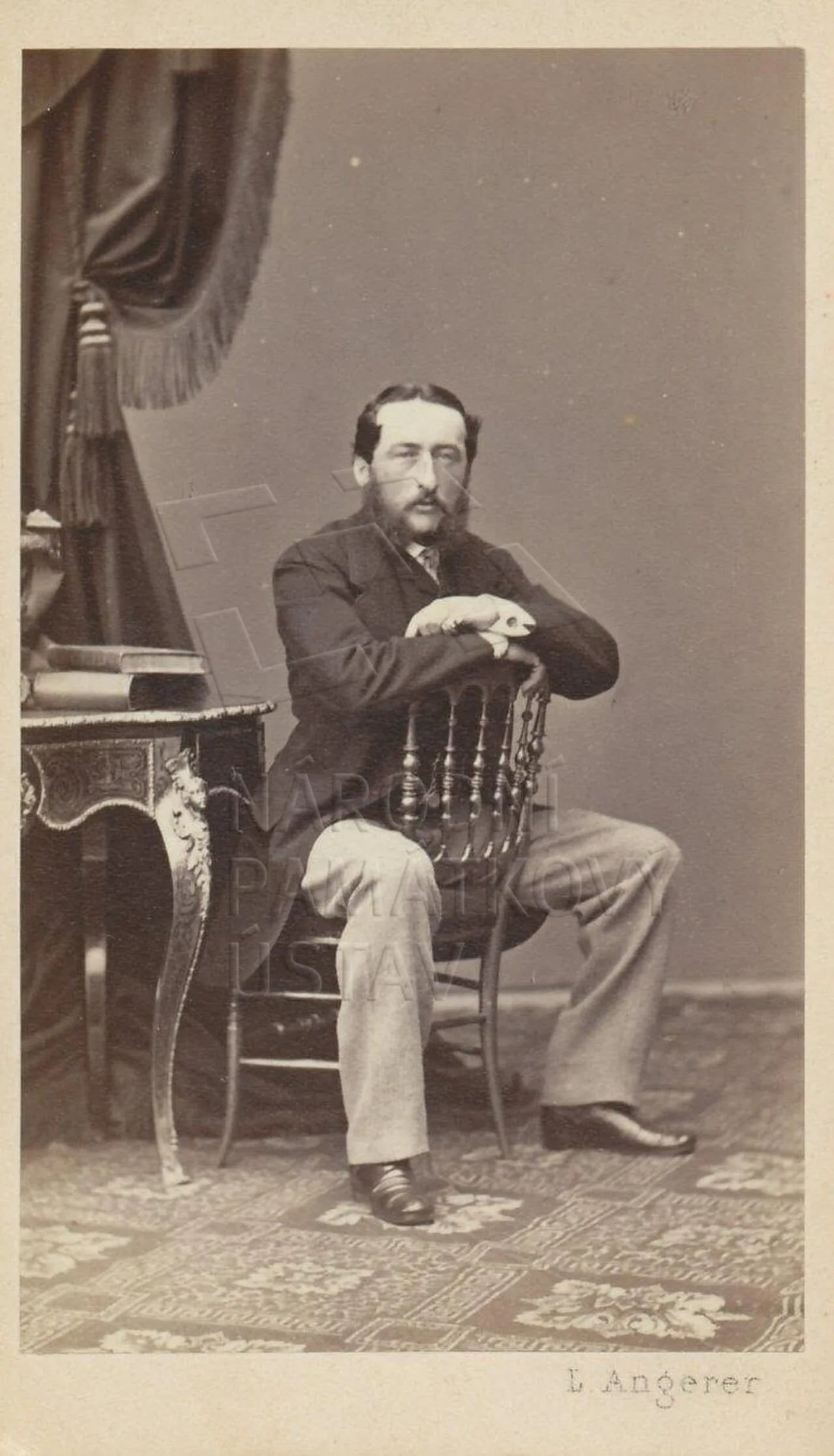 Porträt von Benjamin de Rohan, Prince de Rohan-Rochefort (1835–1900) – Gedenkseite
