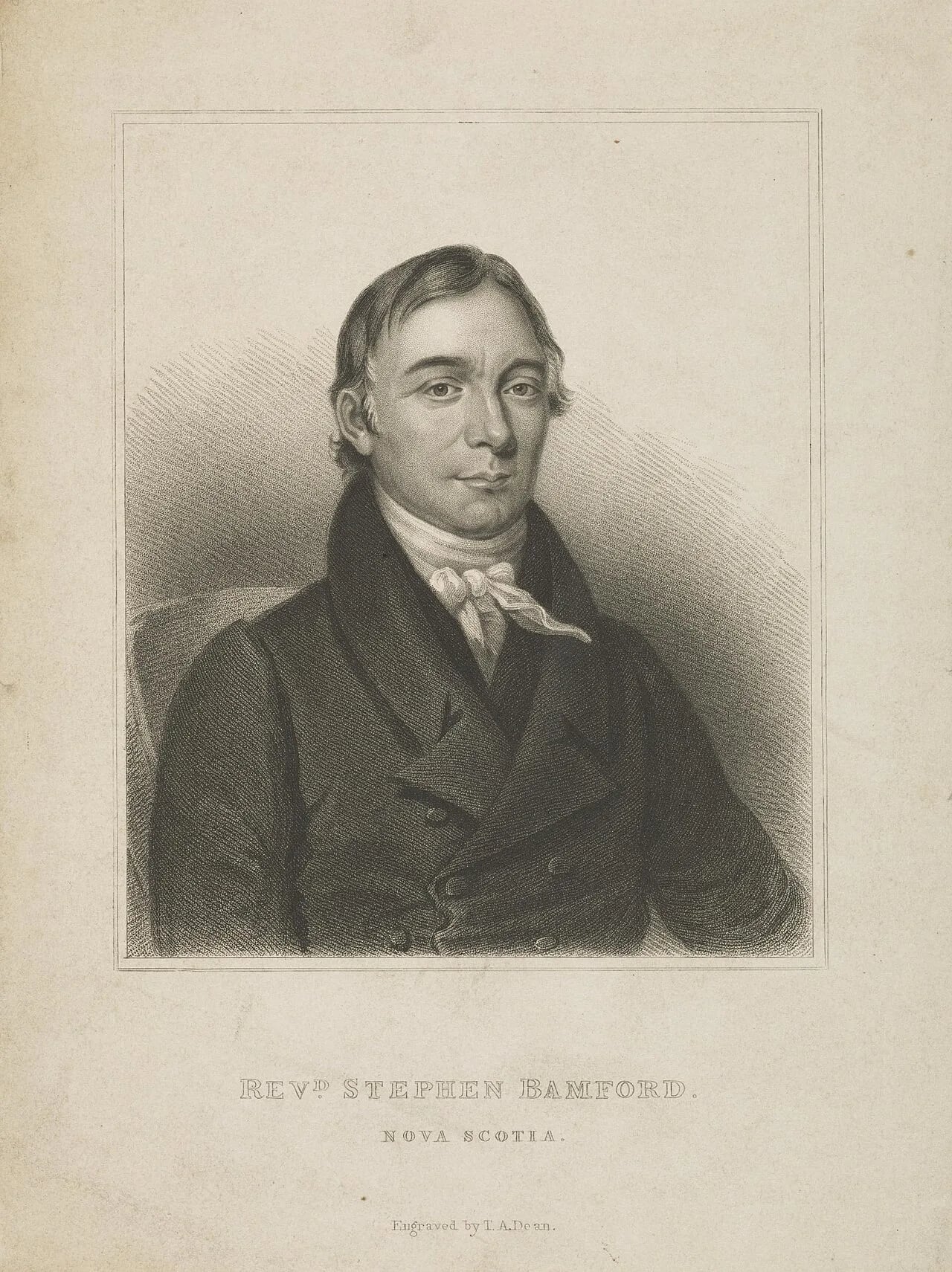 Portrait of Stephen Bamford (1770–1848) – memorial page