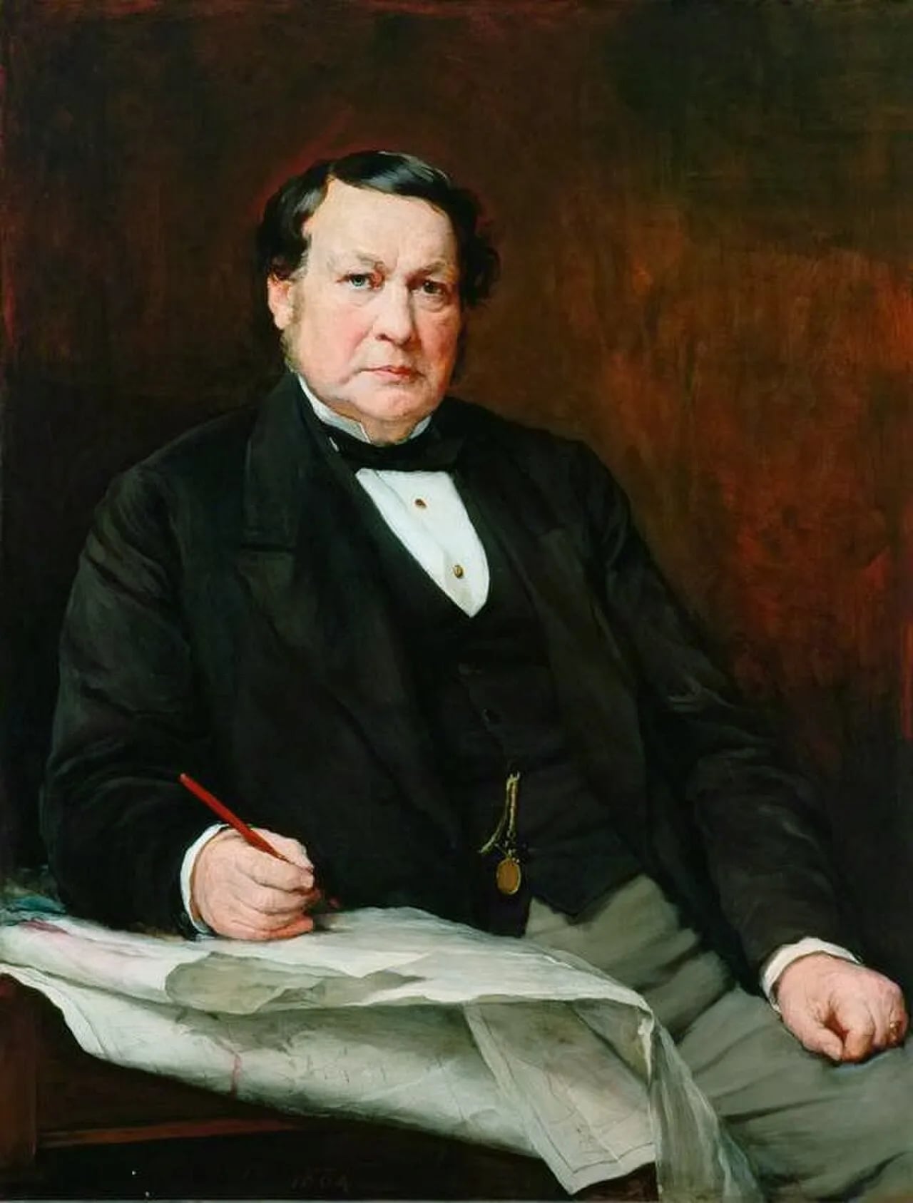 Portrait of Thomas Elliot Harrison (1808–1888) – memorial page