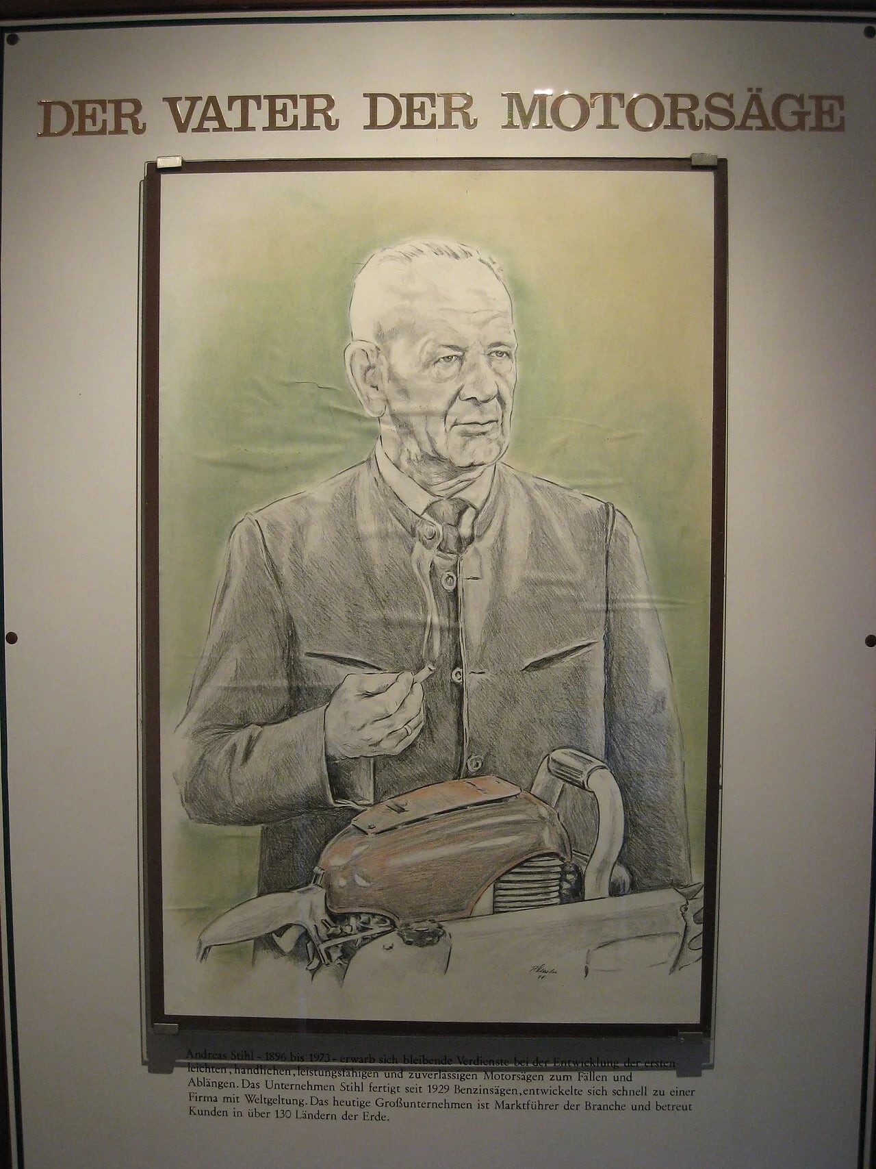 Porträt von Andreas Stihl (1896–1973) – Gedenkseite