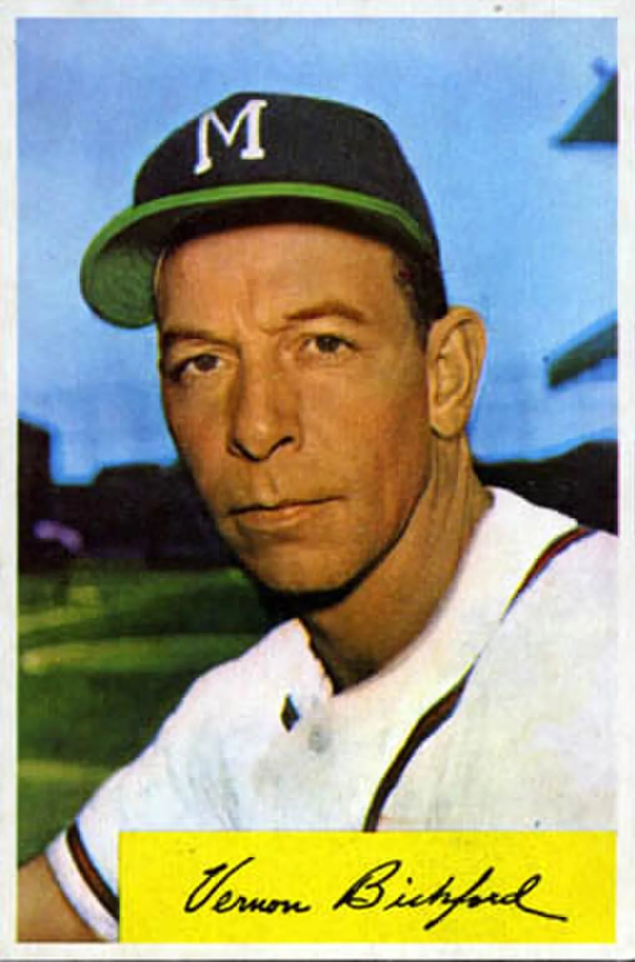 Porträt von Vern Bickford (1920–1960) – Gedenkseite