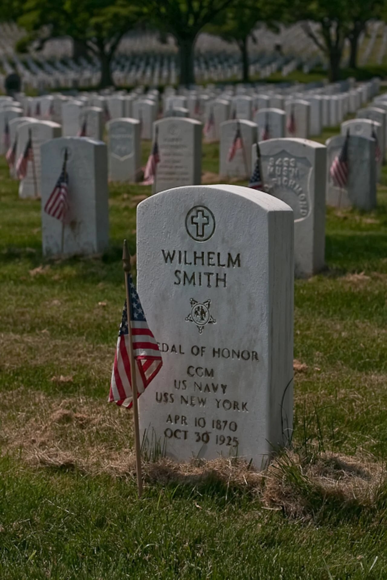 Portrait of Wilhelm Smith (1870–1925) – memorial page