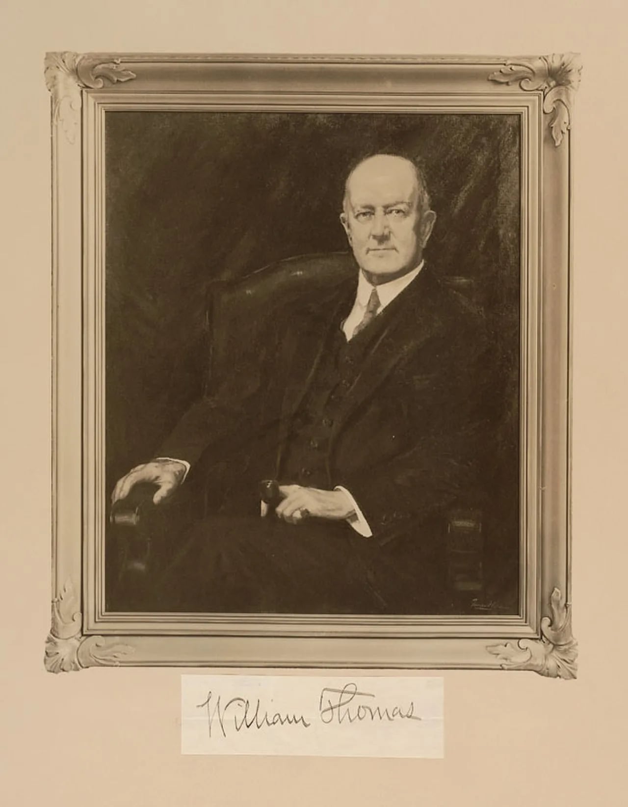 Portrait of William D. Thomas (1880–1936) – memorial page