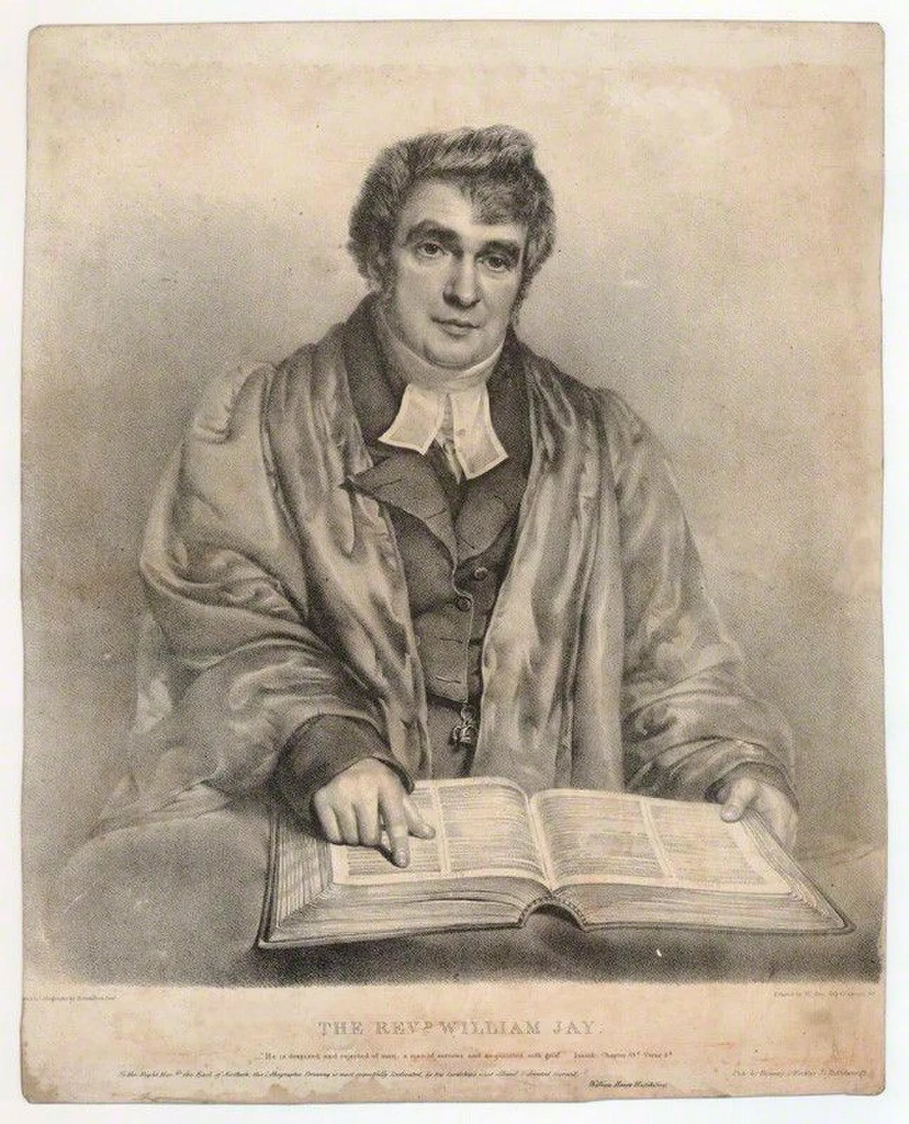 Portrait of William Jay (1769–1853) – memorial page