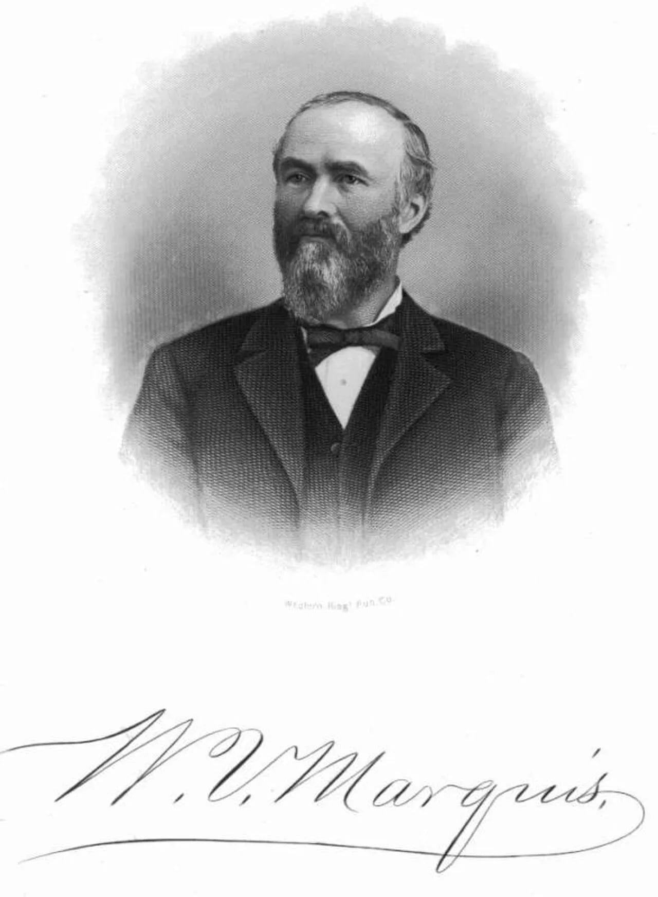 Porträt von William V. Marquis (1828–1899) – Gedenkseite