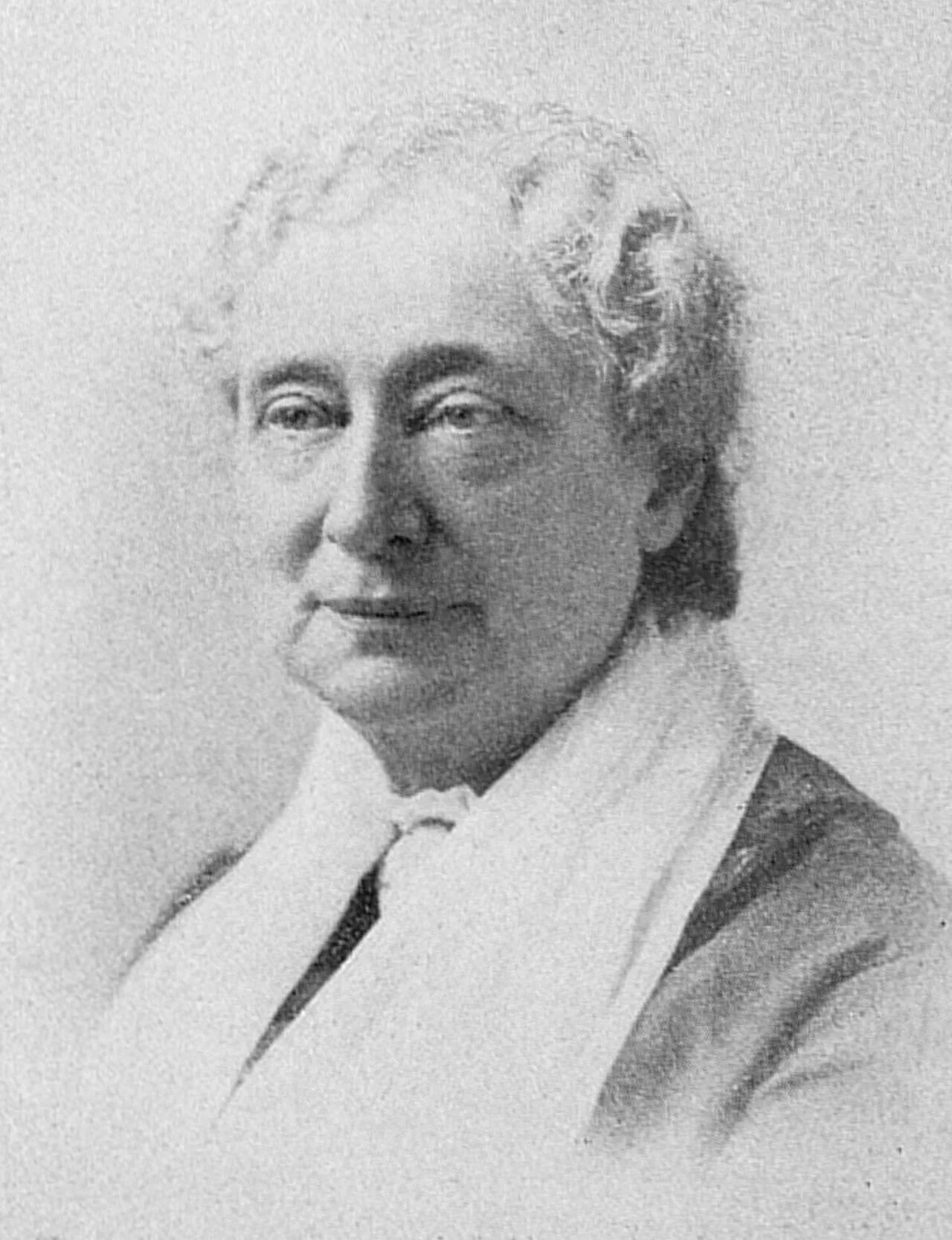 Portrait of Zerelda G. Wallace (1817–1901) – memorial page