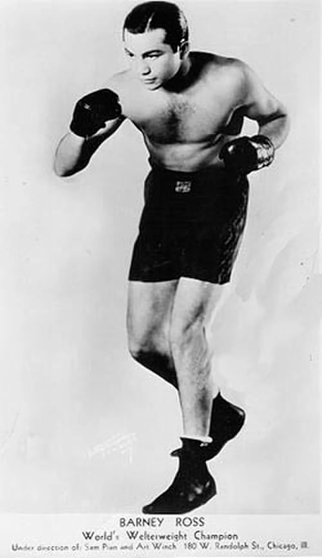 Portrait of Barney Ross (1909–1967) – memorial page