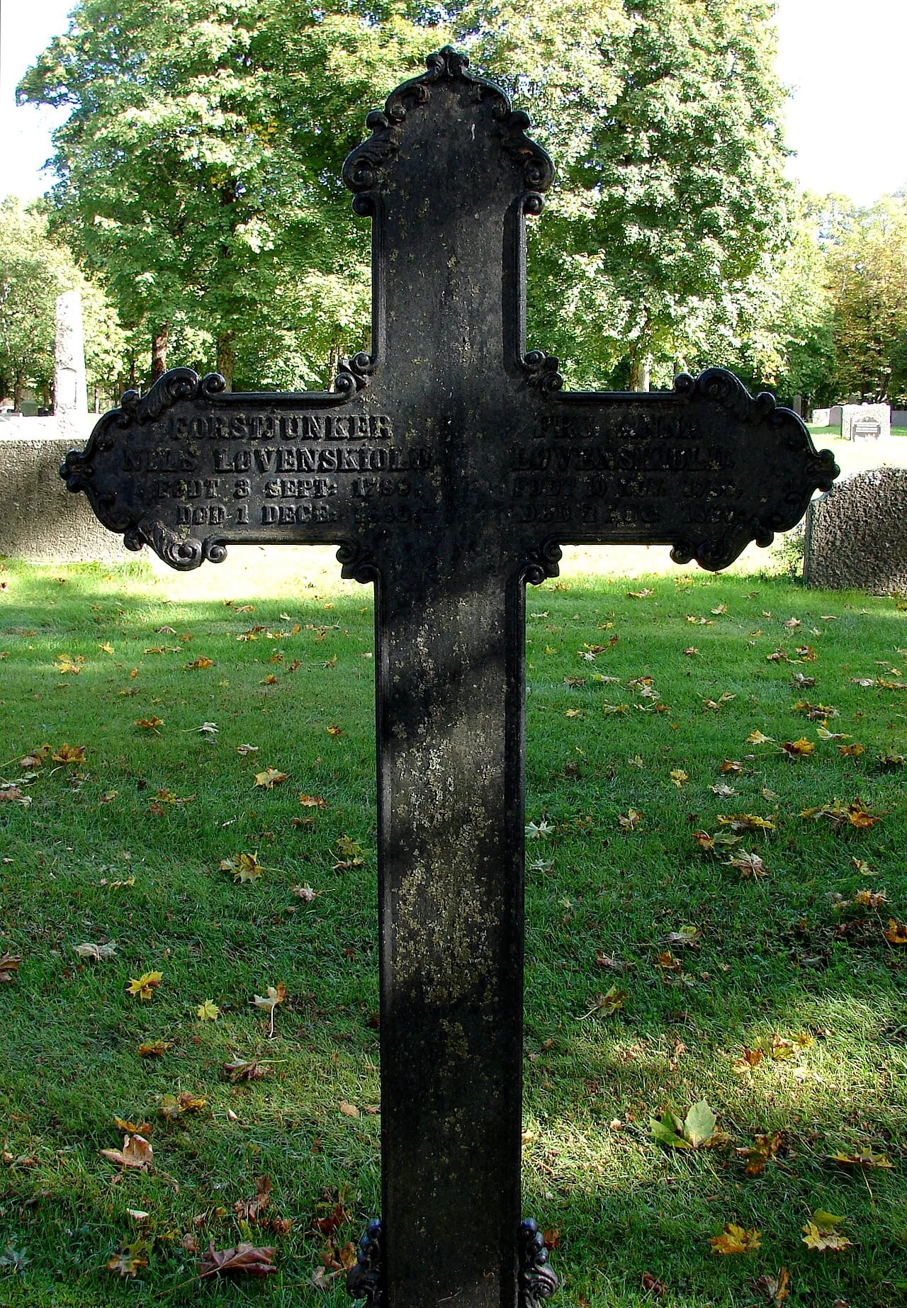 Portrait of Niels Aall Løvenskiold (1789–1883) – memorial page