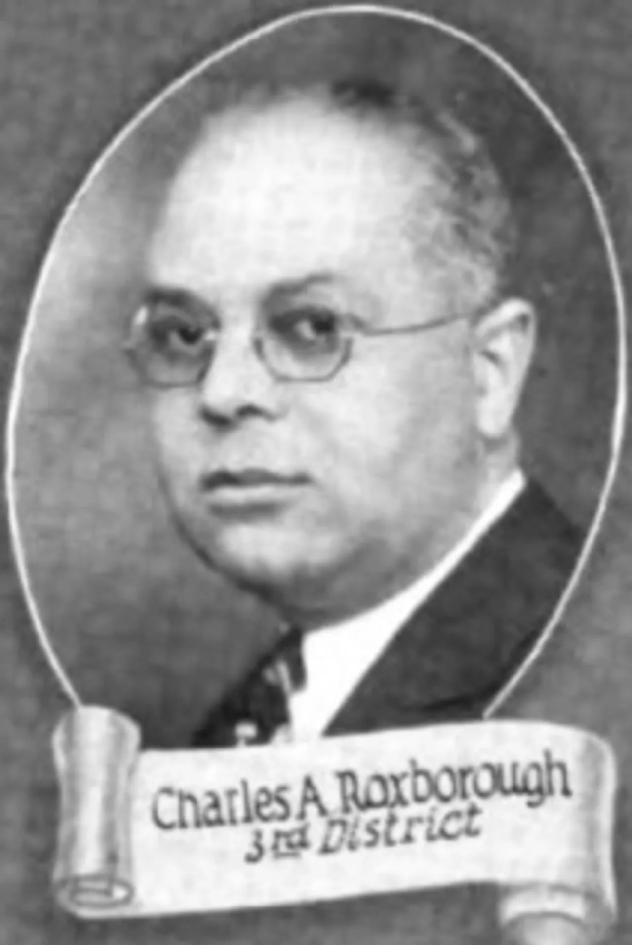 Portrait of Charles A. Roxborough (1888–1963) – memorial page