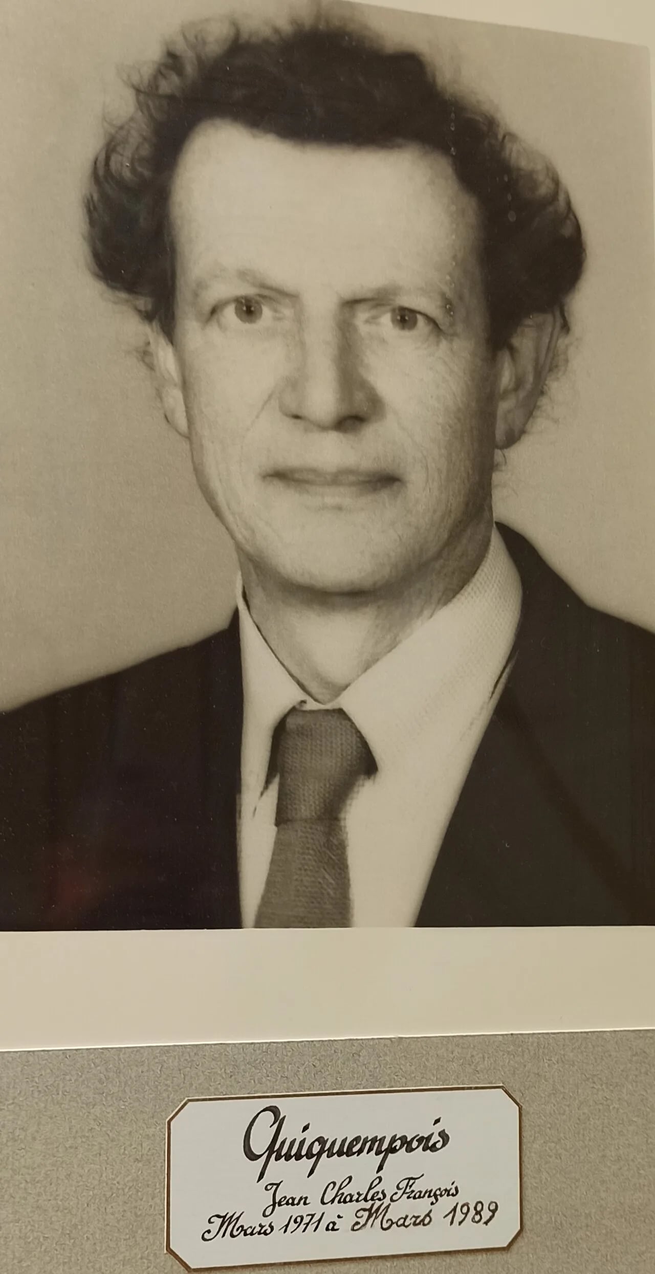 Porträt von Jean Quiquempois (1924–2015) – Gedenkseite