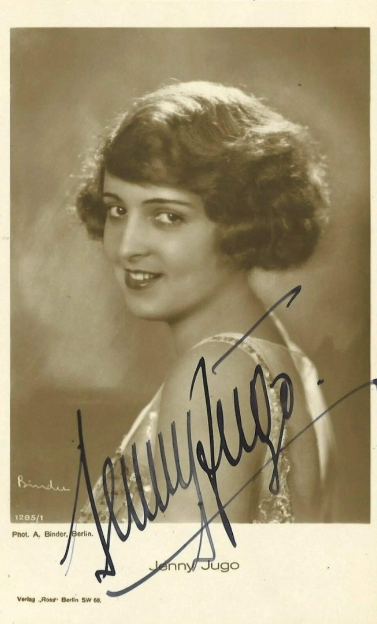 Porträt von Jenny Jugo (1904–2001) – Gedenkseite
