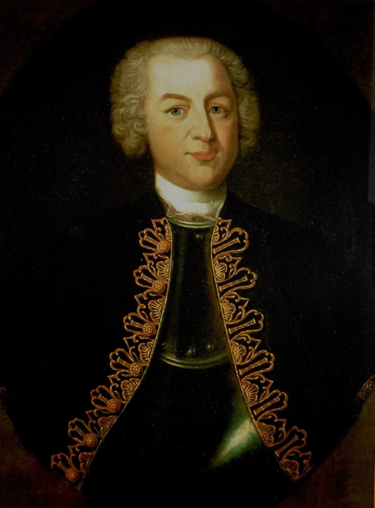 Porträt von Johann Georg von Langen (1699–1776) – Gedenkseite