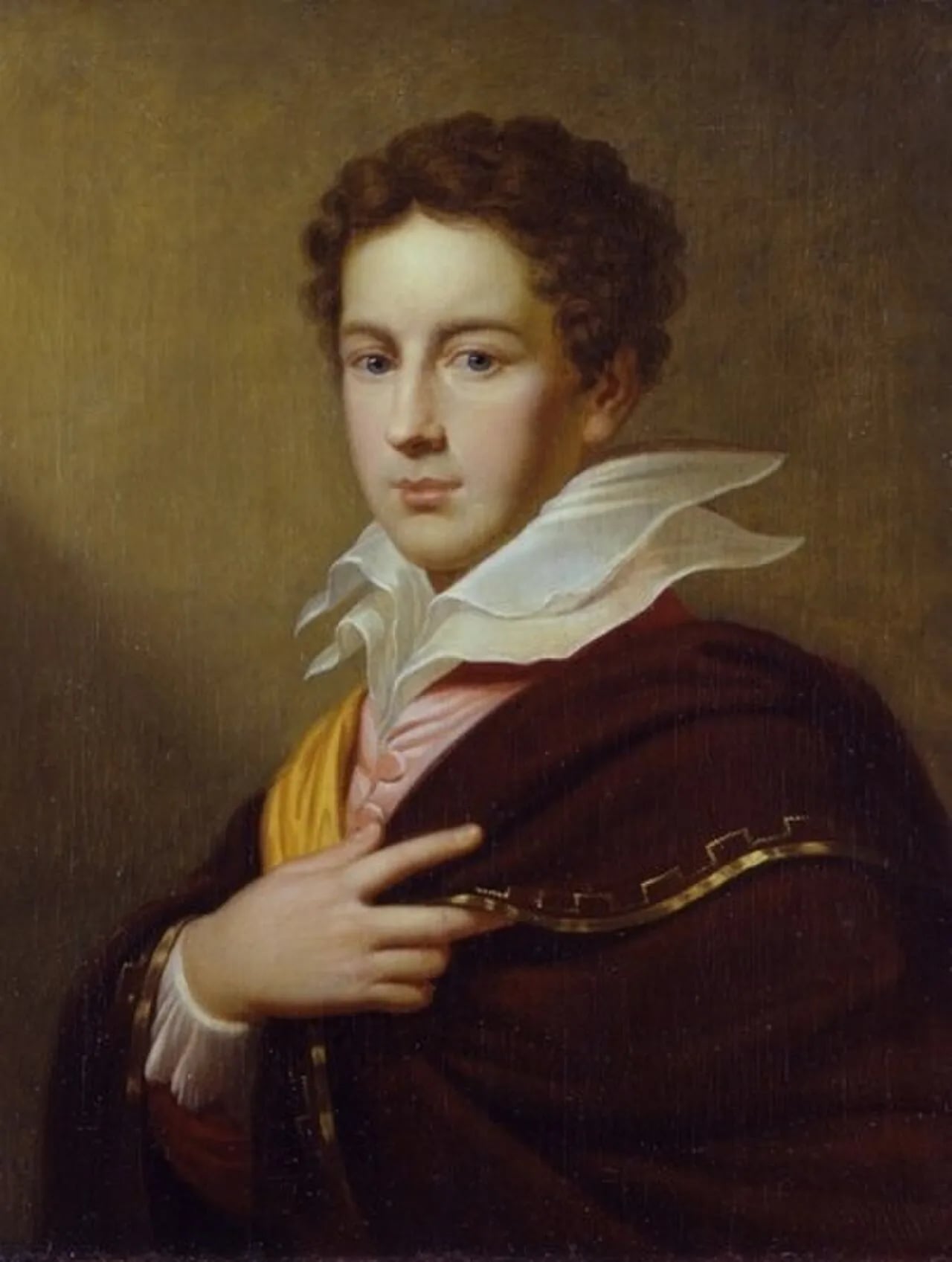 Porträt von Gustav Kalixt von Biron (1780–1821) – Gedenkseite