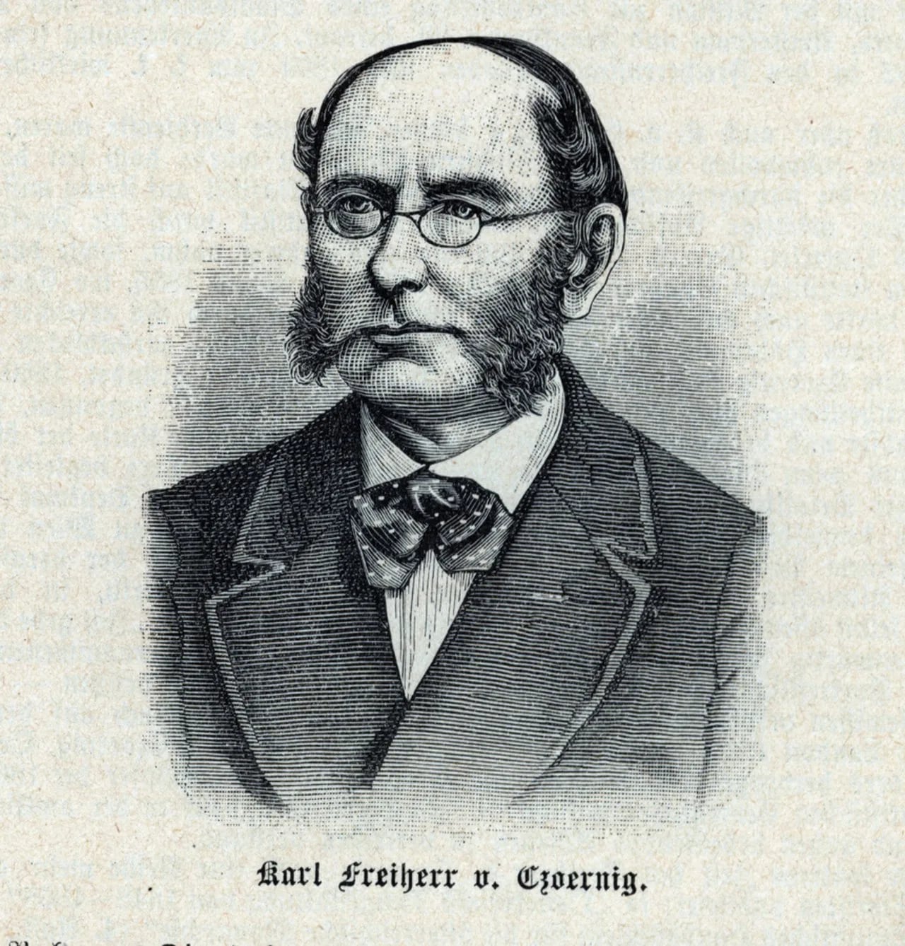 Portrait of Karl von Czoernig-Czernhausen (1804–1889) – memorial page