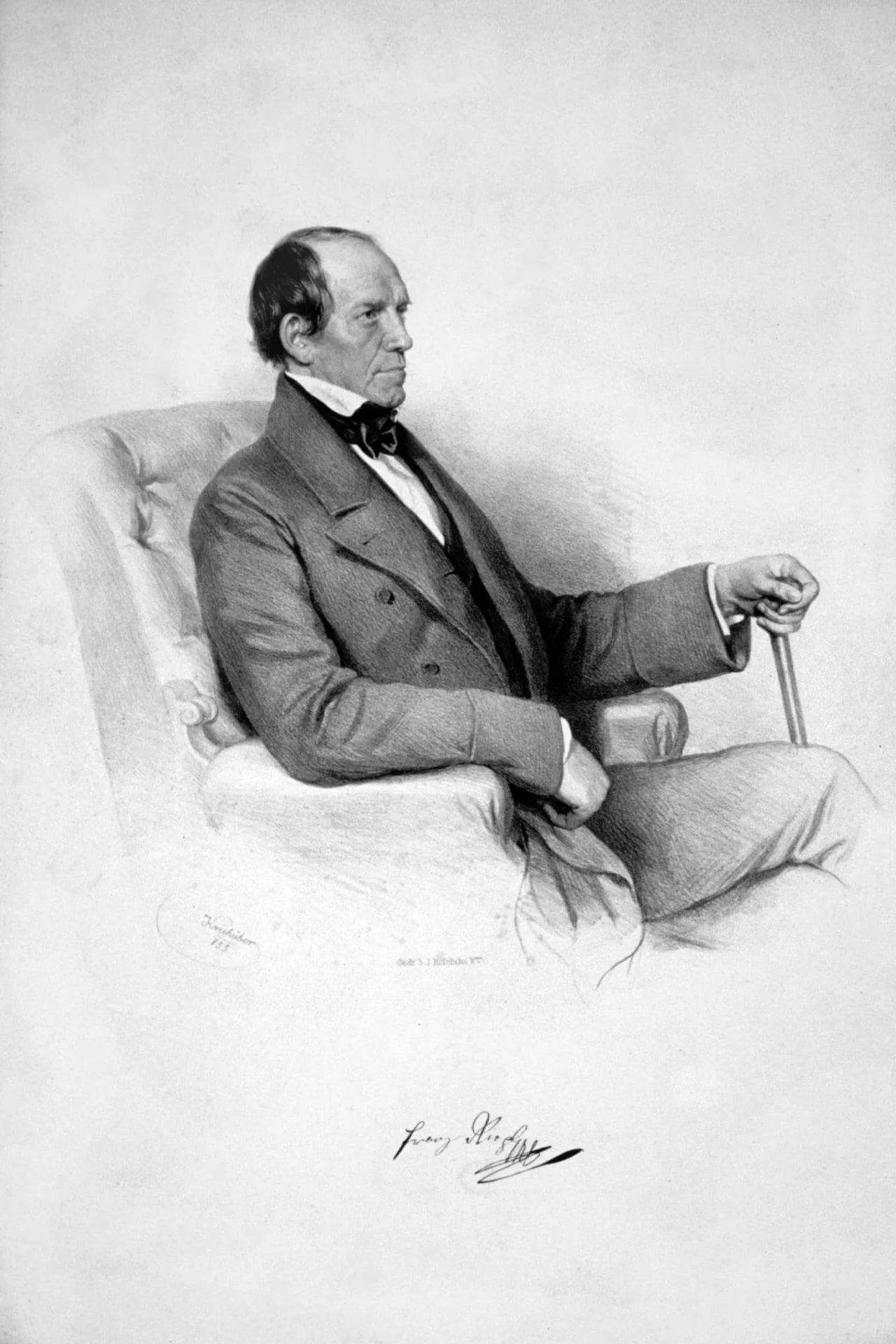 Portrait of Franz Xaver Riepl (1790–1857) – memorial page
