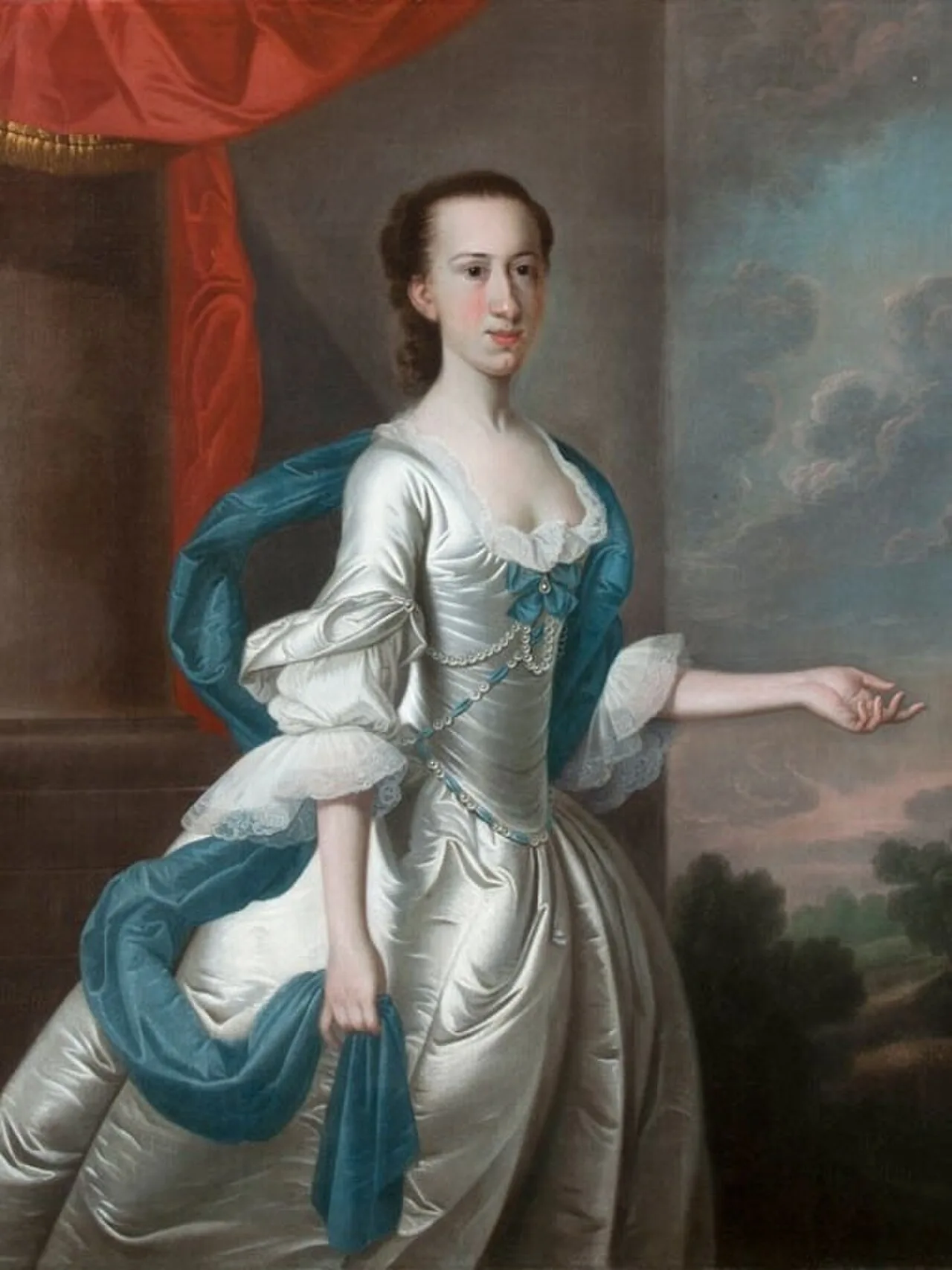 Porträt von Elizabeth Wragg Manigault (1736–1773) – Gedenkseite