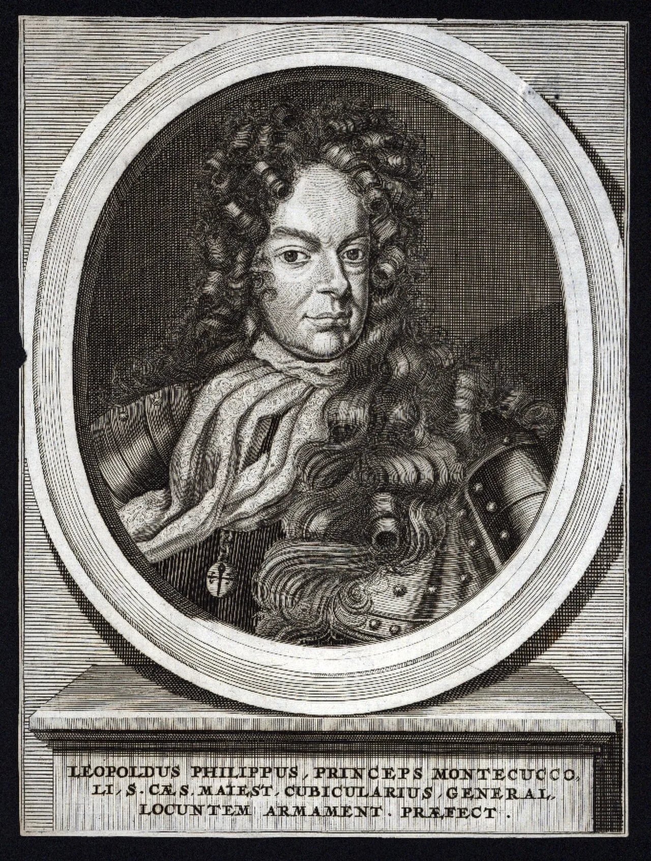 Porträt von Leopold Philipp Montecuccoli (1663–1698) – Gedenkseite