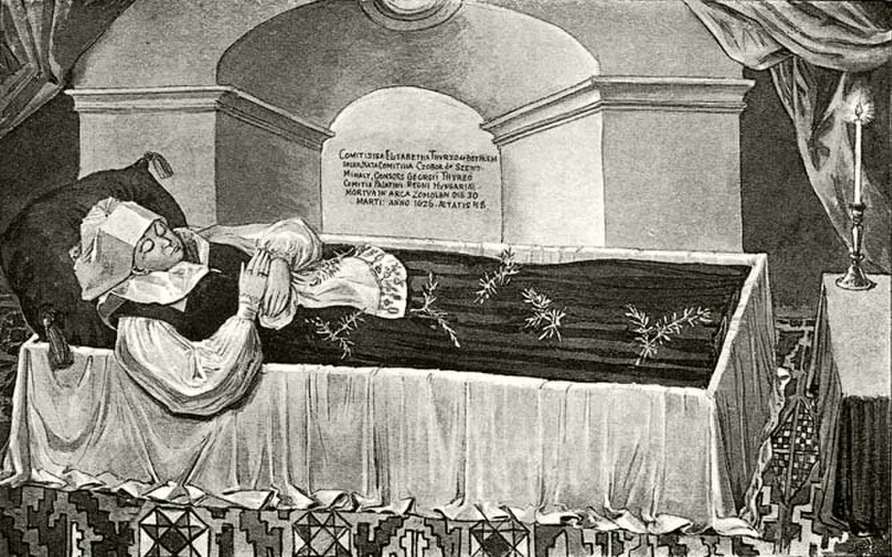 Porträt von Erzsébet Czobor (1572–1626) – Gedenkseite