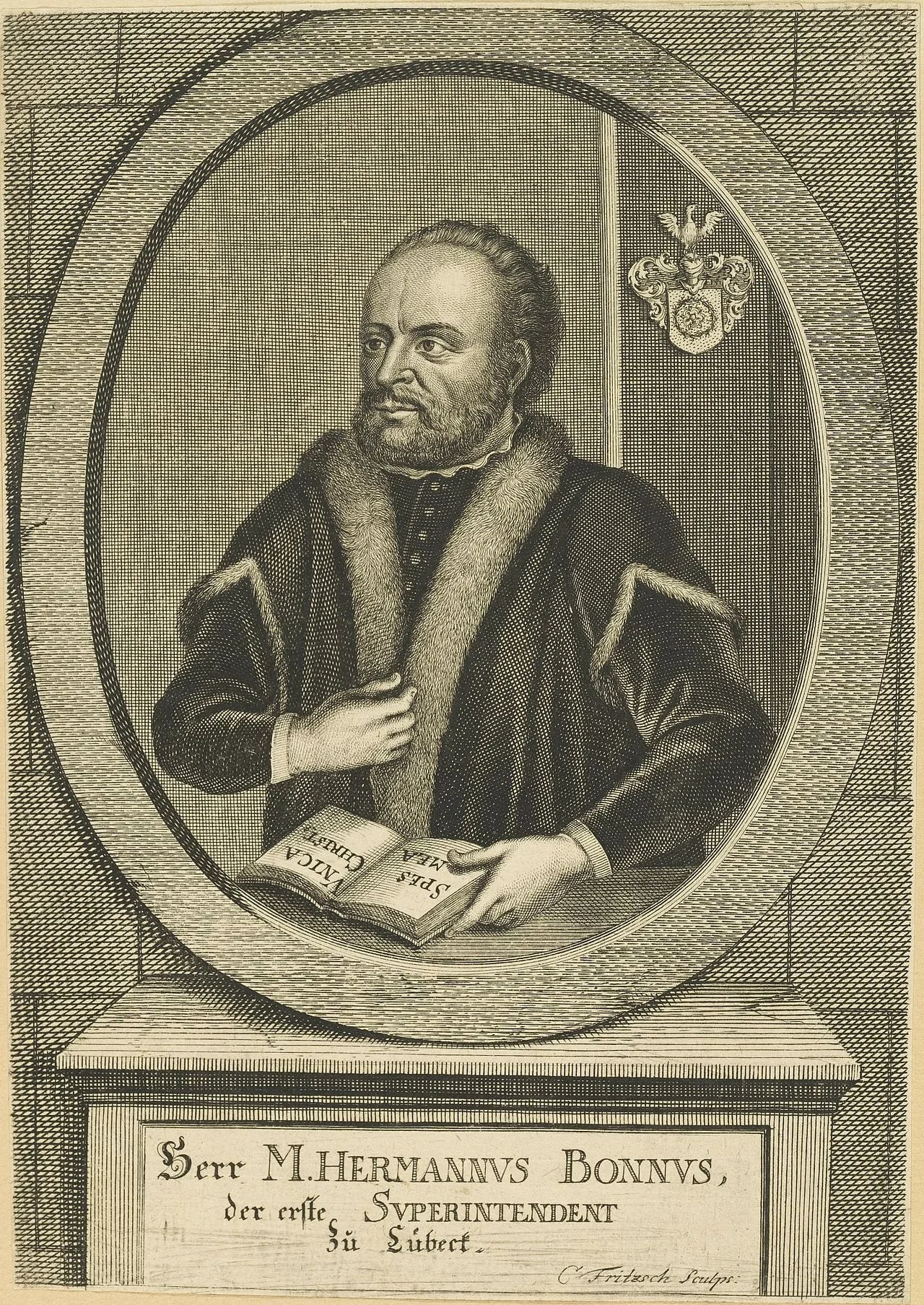 Portrait of Hermann Bonnus (1504–1548) – memorial page