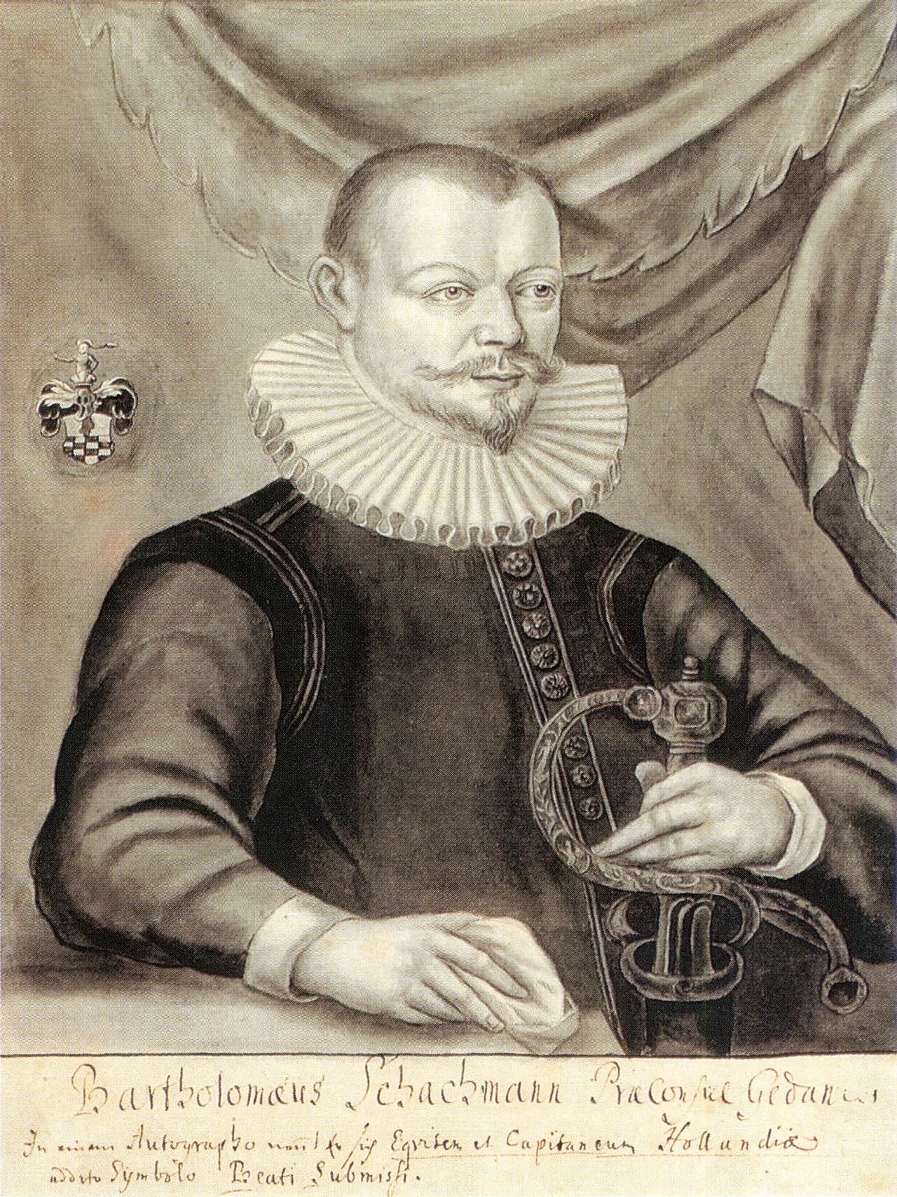 Portrait of Bartholomäus Schachmann (1559–1614) – memorial page