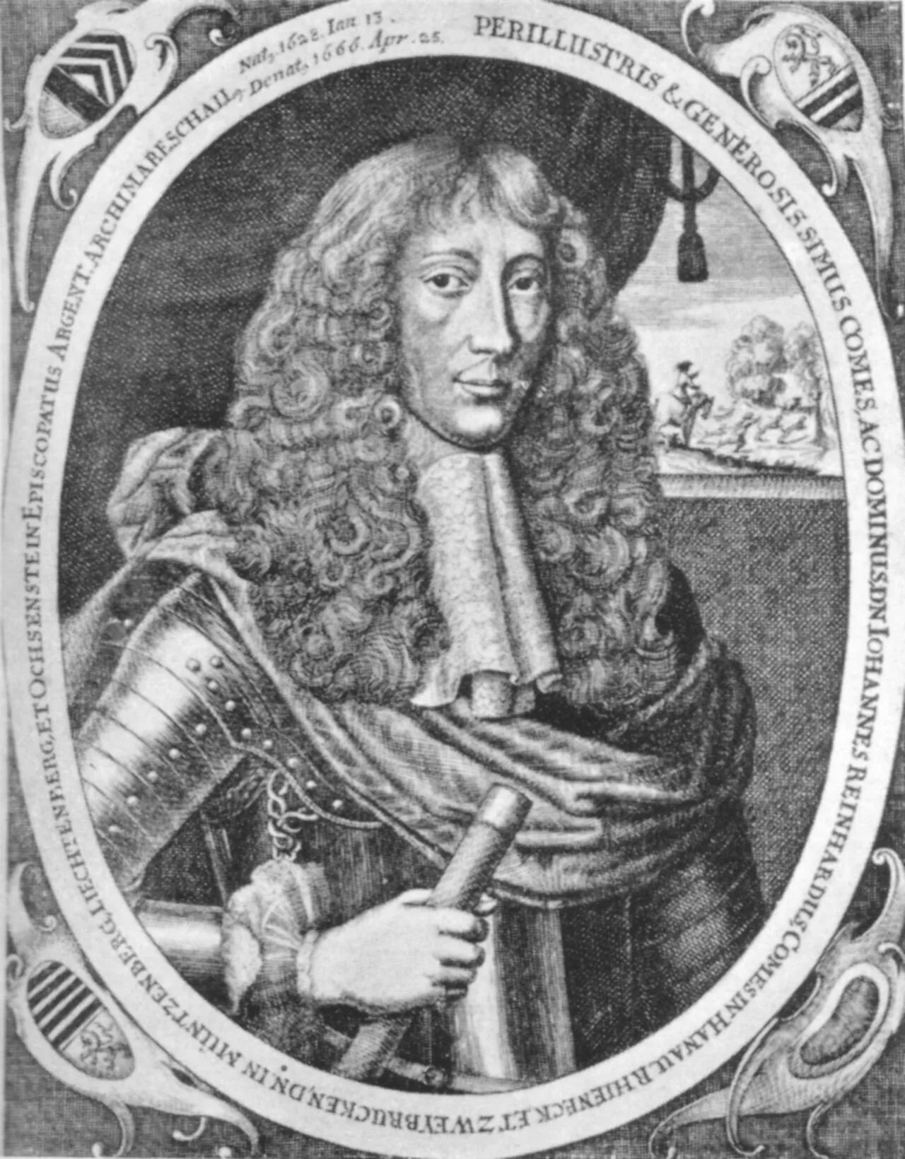 Portrait of Johann Reinhard II. von Hanau-Lichtenberg (1628–1666) – memorial page