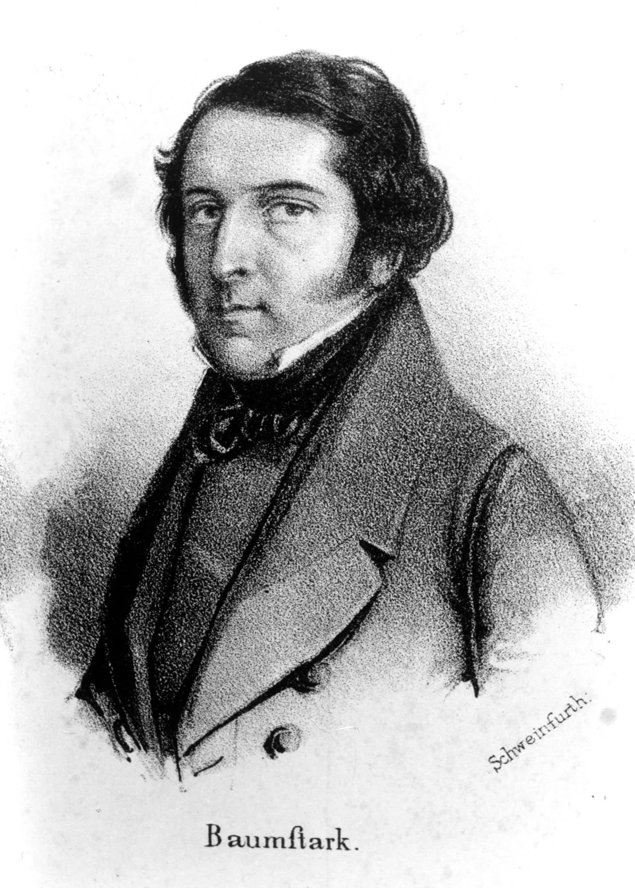 Portrait of Anton Baumstark (1800–1876) – memorial page