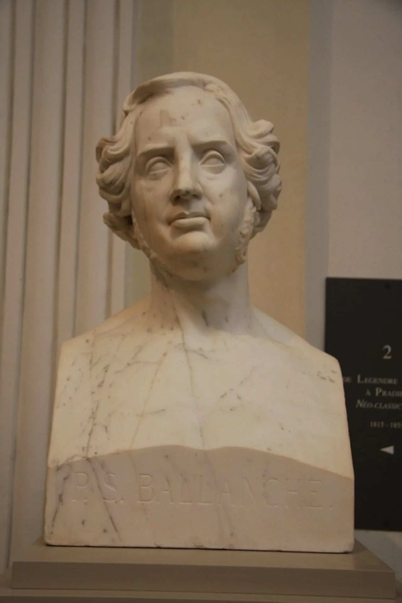 Porträt von Pierre-Simon Ballanche (1776–1847) – Gedenkseite