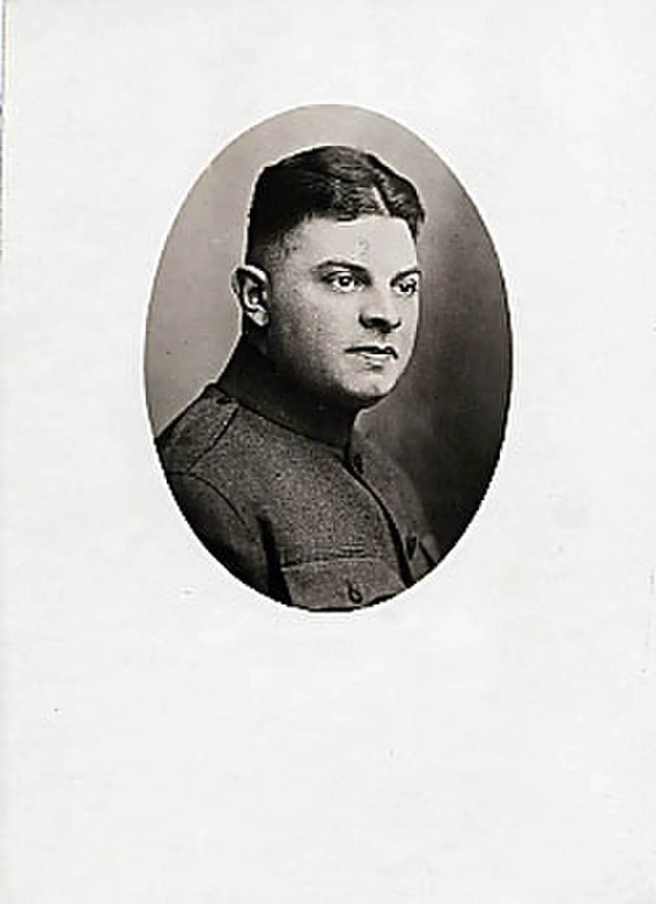 Porträt von Edward William Franzblau (1893–1918) – Gedenkseite