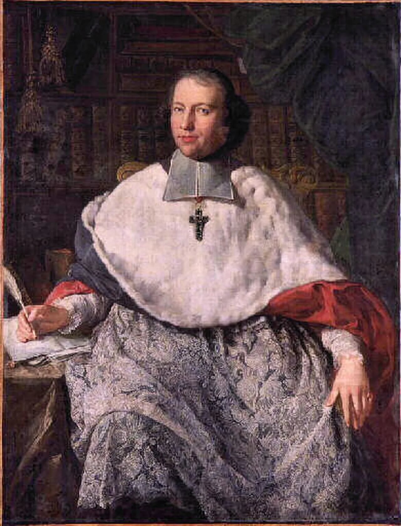Porträt von Jean-Joseph Languet de Gergy (1677–1753) – Gedenkseite