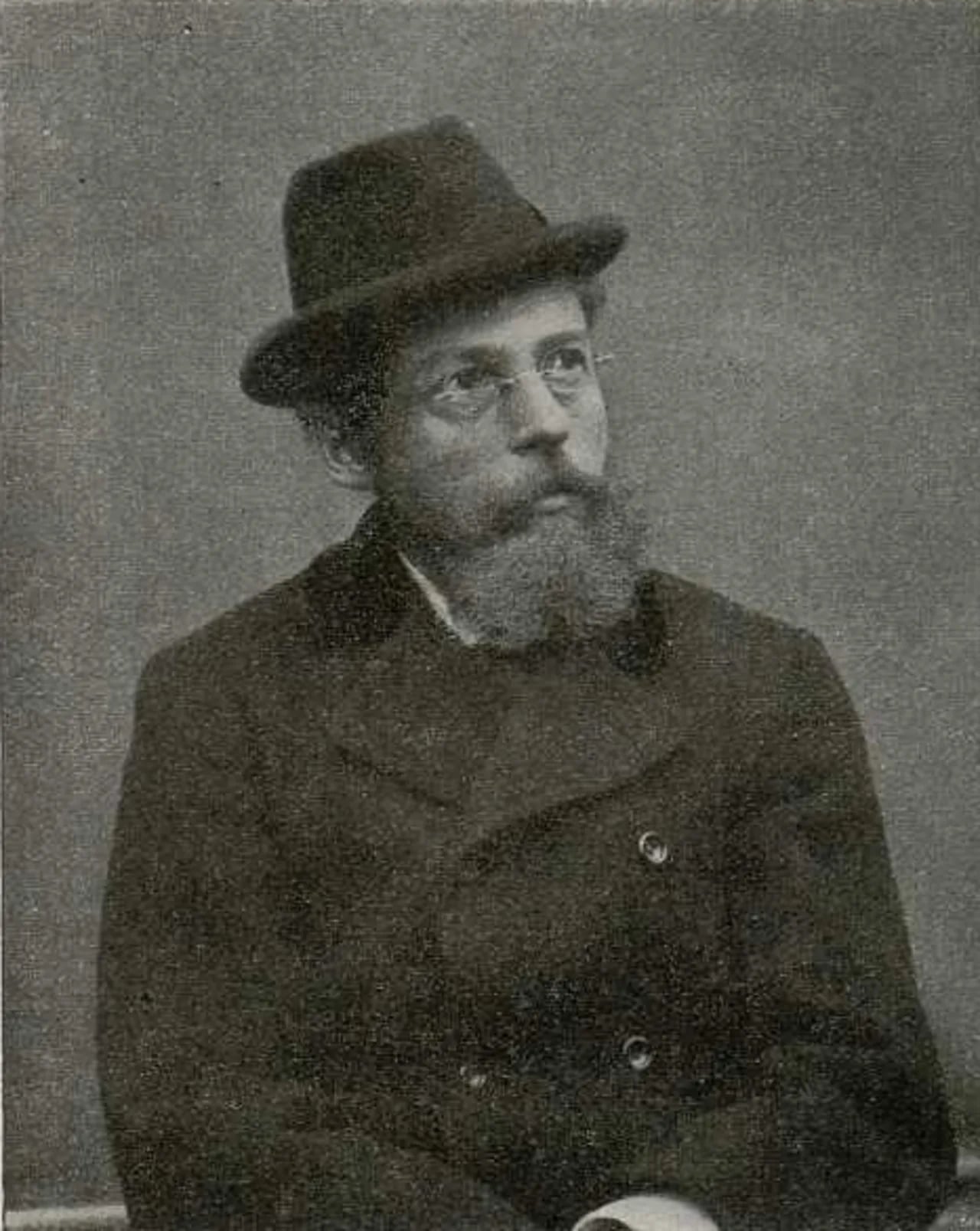 Porträt von Antonín Stifter (1855–1910) – Gedenkseite