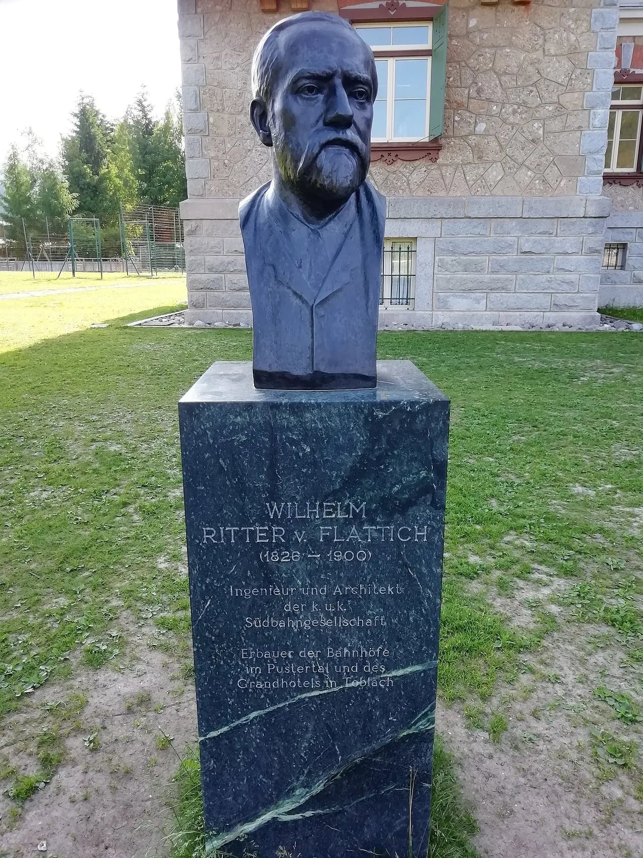 Porträt von Wilhelm von Flattich (1826–1900) – Gedenkseite