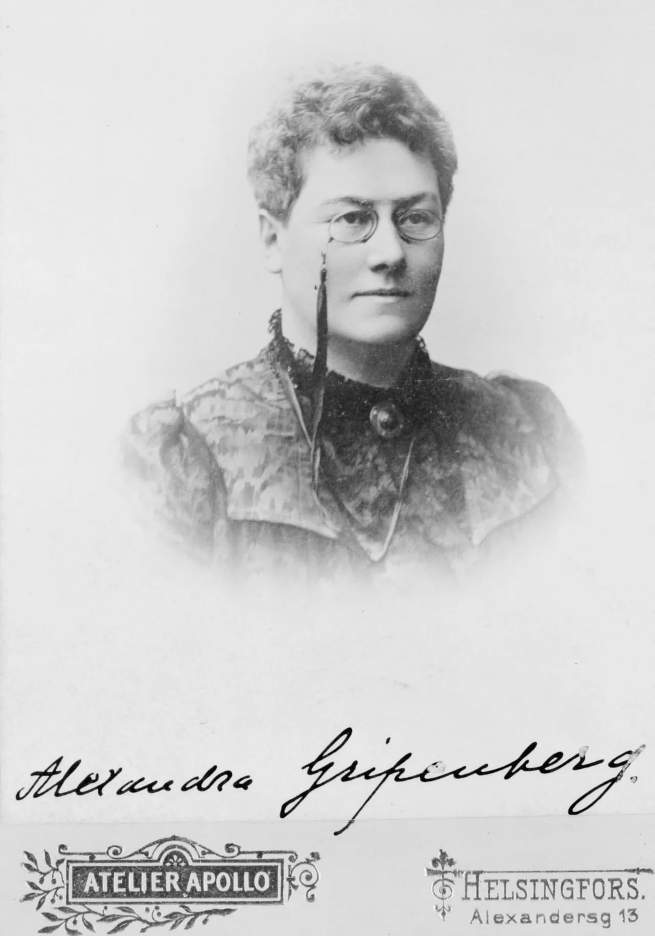 Portrait of Alexandra Gripenberg (1857–1913) – memorial page