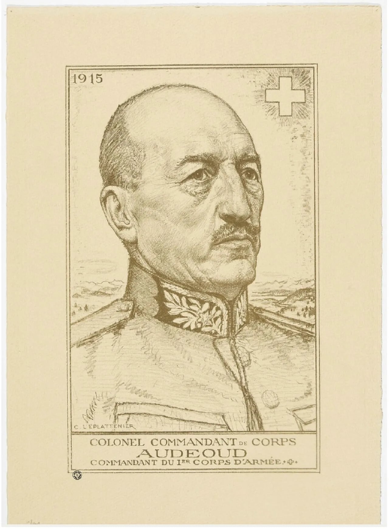 Porträt von Alfred Audéoud (1853–1917) – Gedenkseite