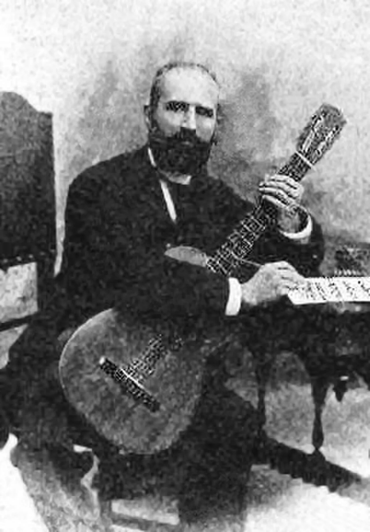 Porträt von José Ferrer (1835–1916) – Gedenkseite