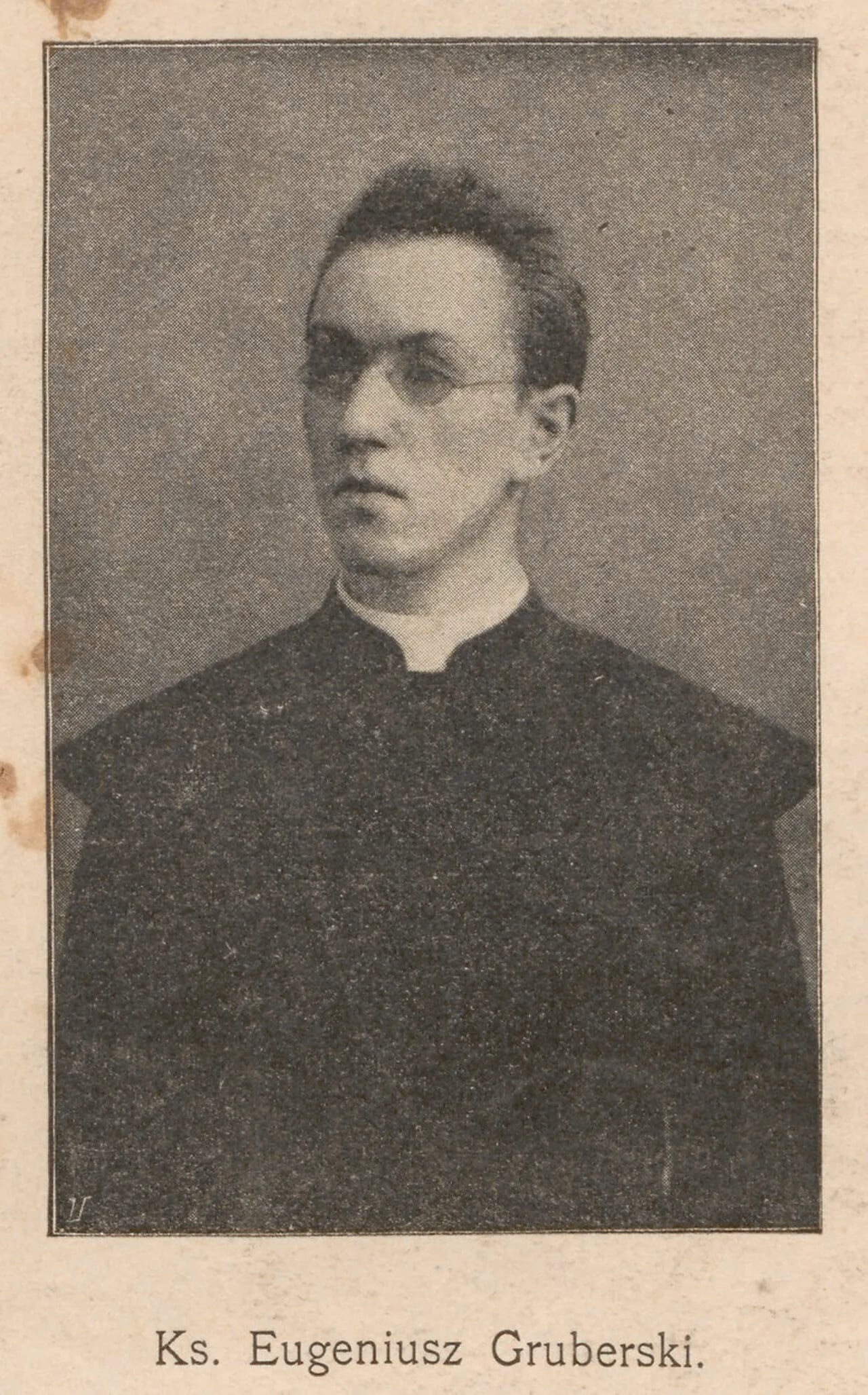 Porträt von Eugeniusz Gruberski (1870–1923) – Gedenkseite