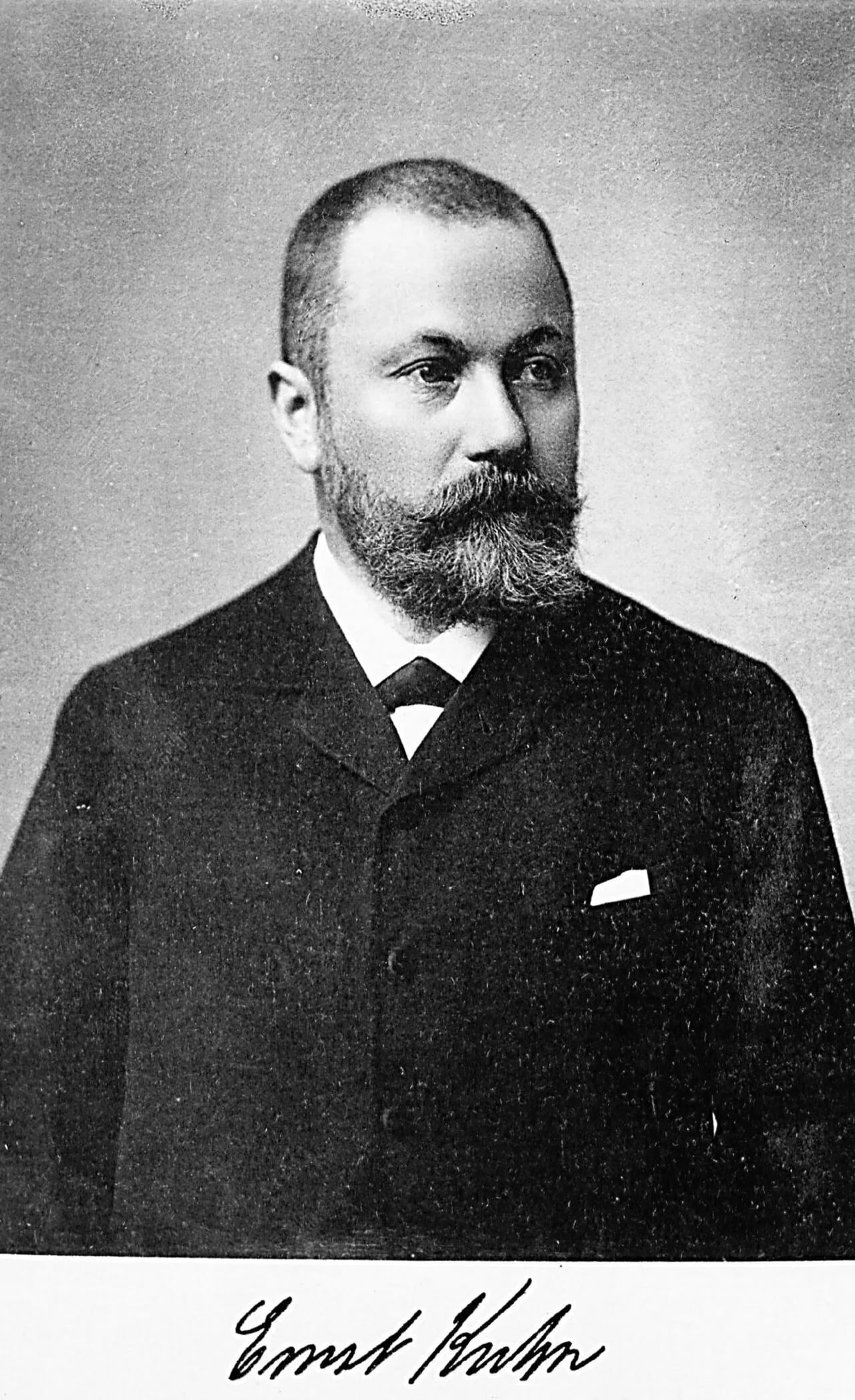 Portrait of Ernst Kuhn (1853–1903) – memorial page