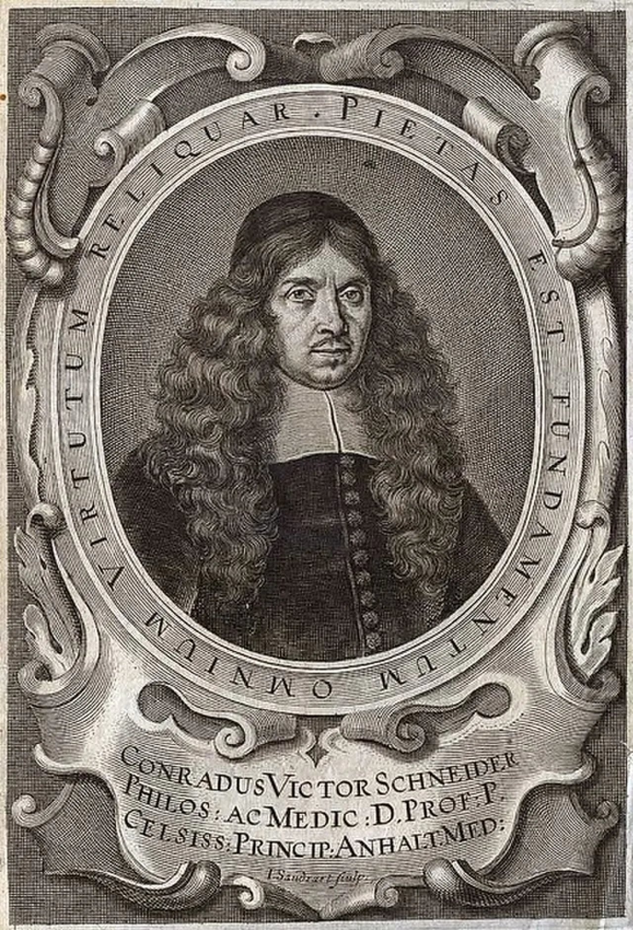 Porträt von Konrad Viktor Schneider (1614–1680) – Gedenkseite