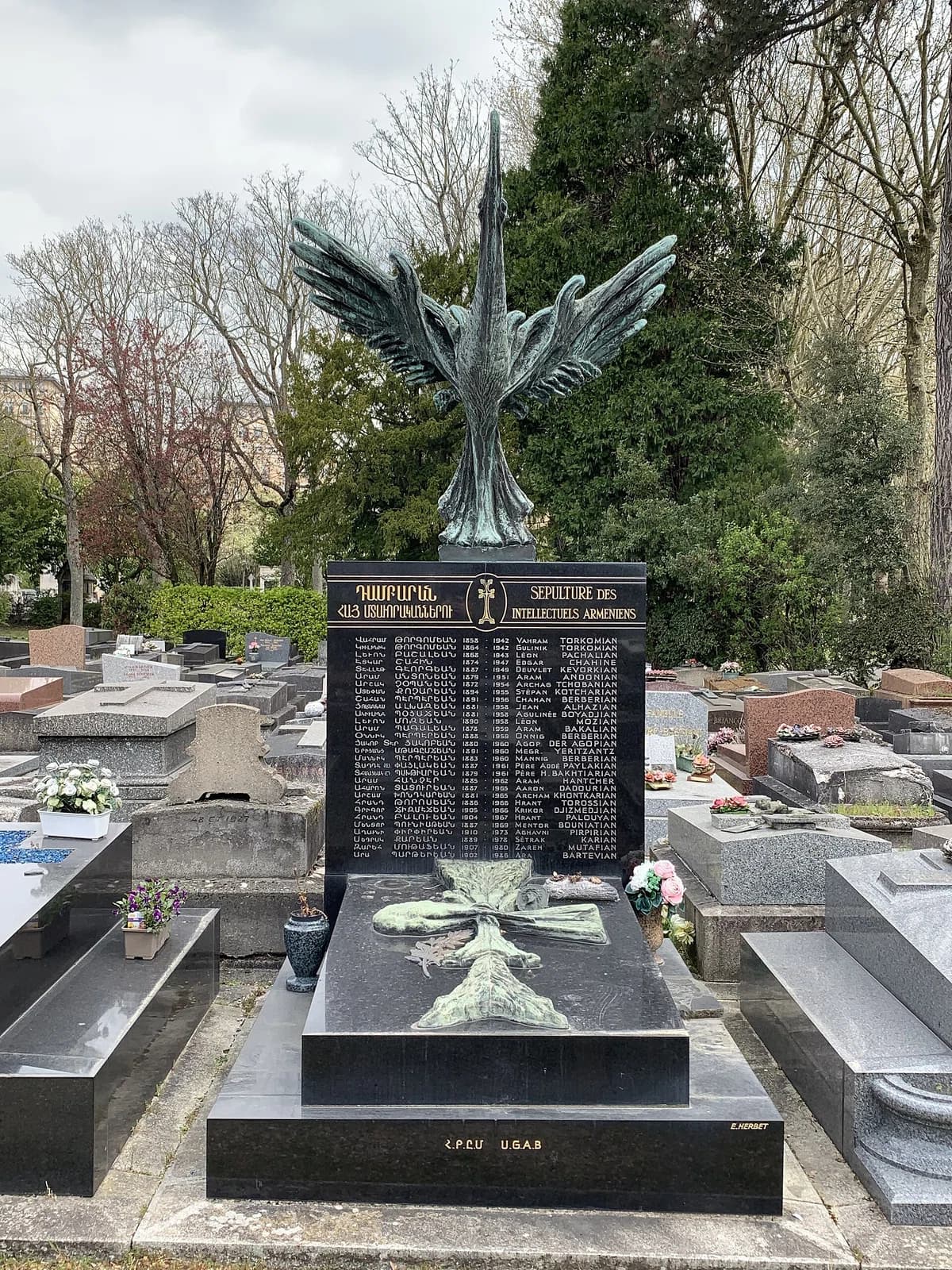 Sépulture des intellectuels arméniens