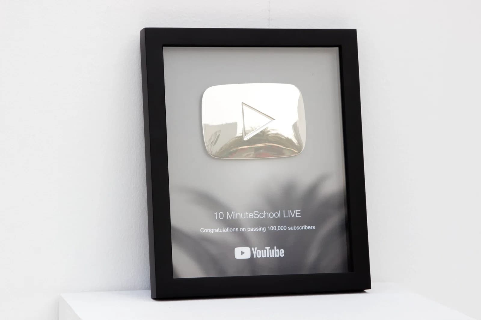 Silver Play Button