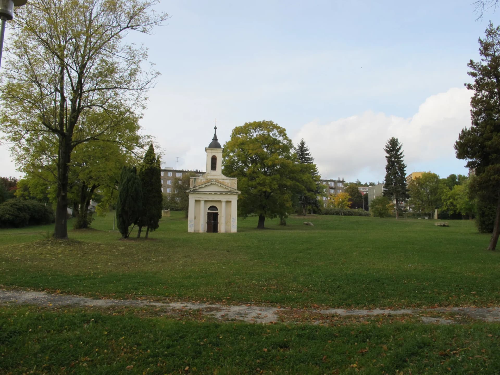 Former cemetery in Litvínov