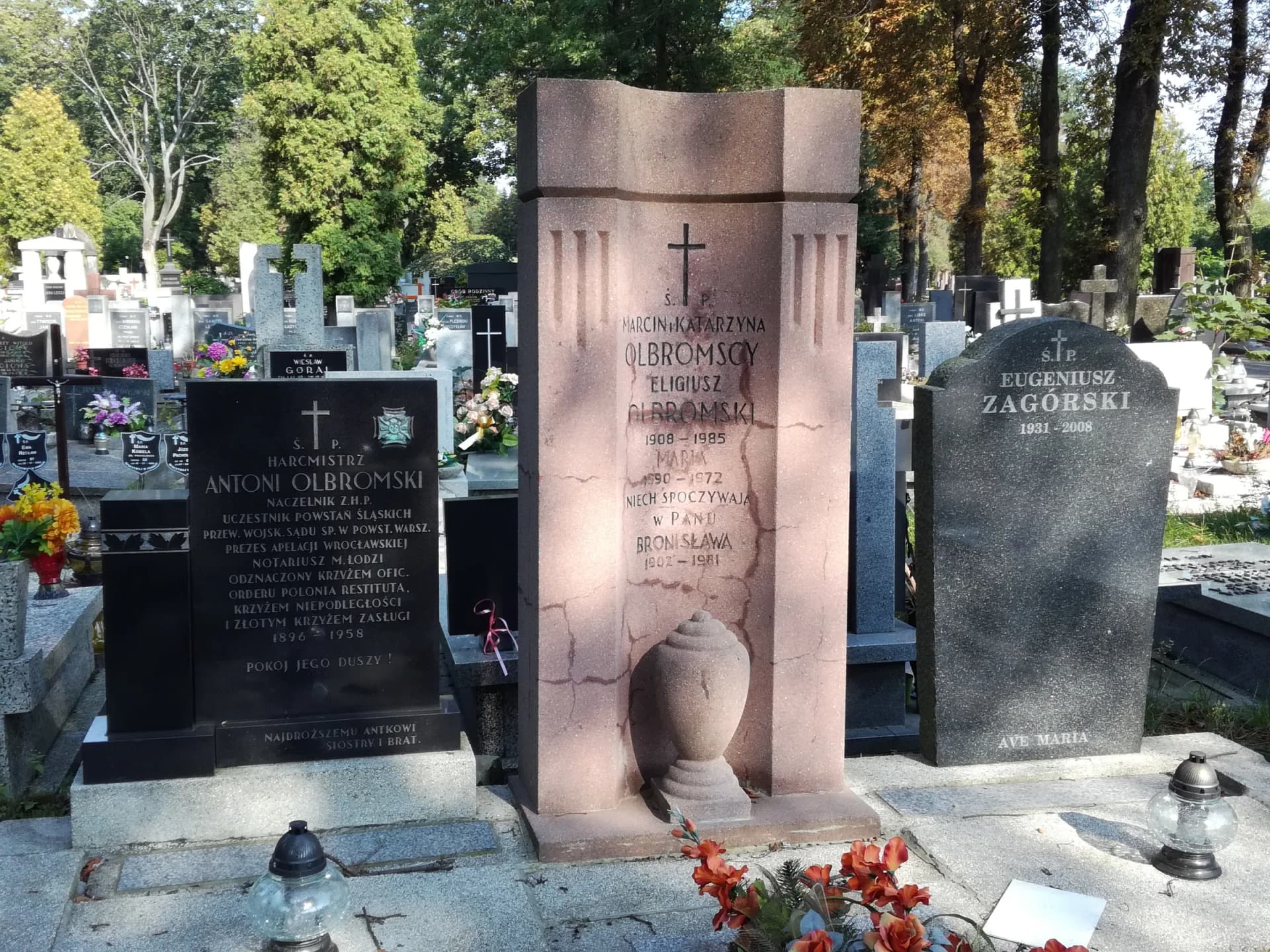 katholischer Friedhof in der Ogrodowa-Straße in Lodz