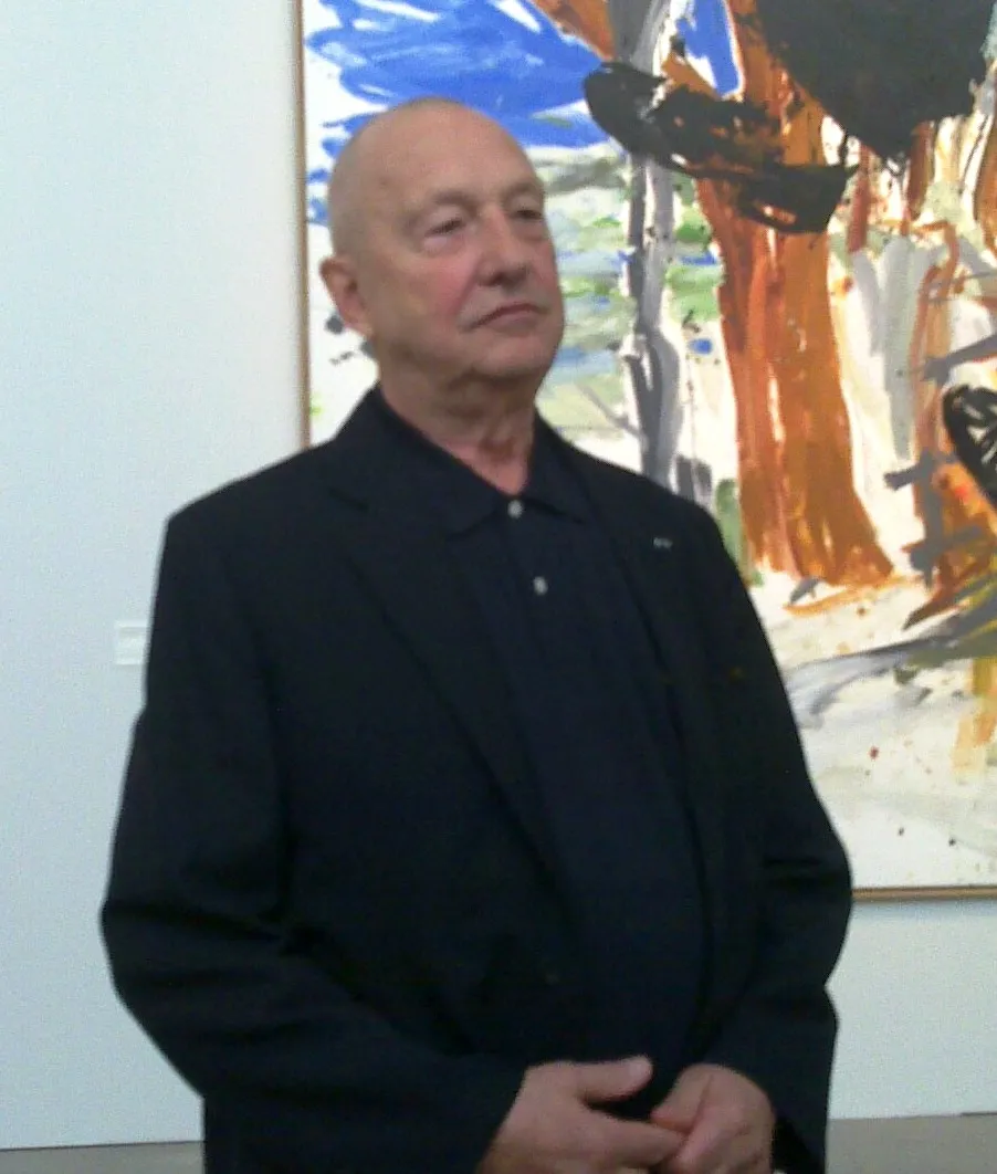 Georg Baselitz in 2010 at Helsinki Art Museum