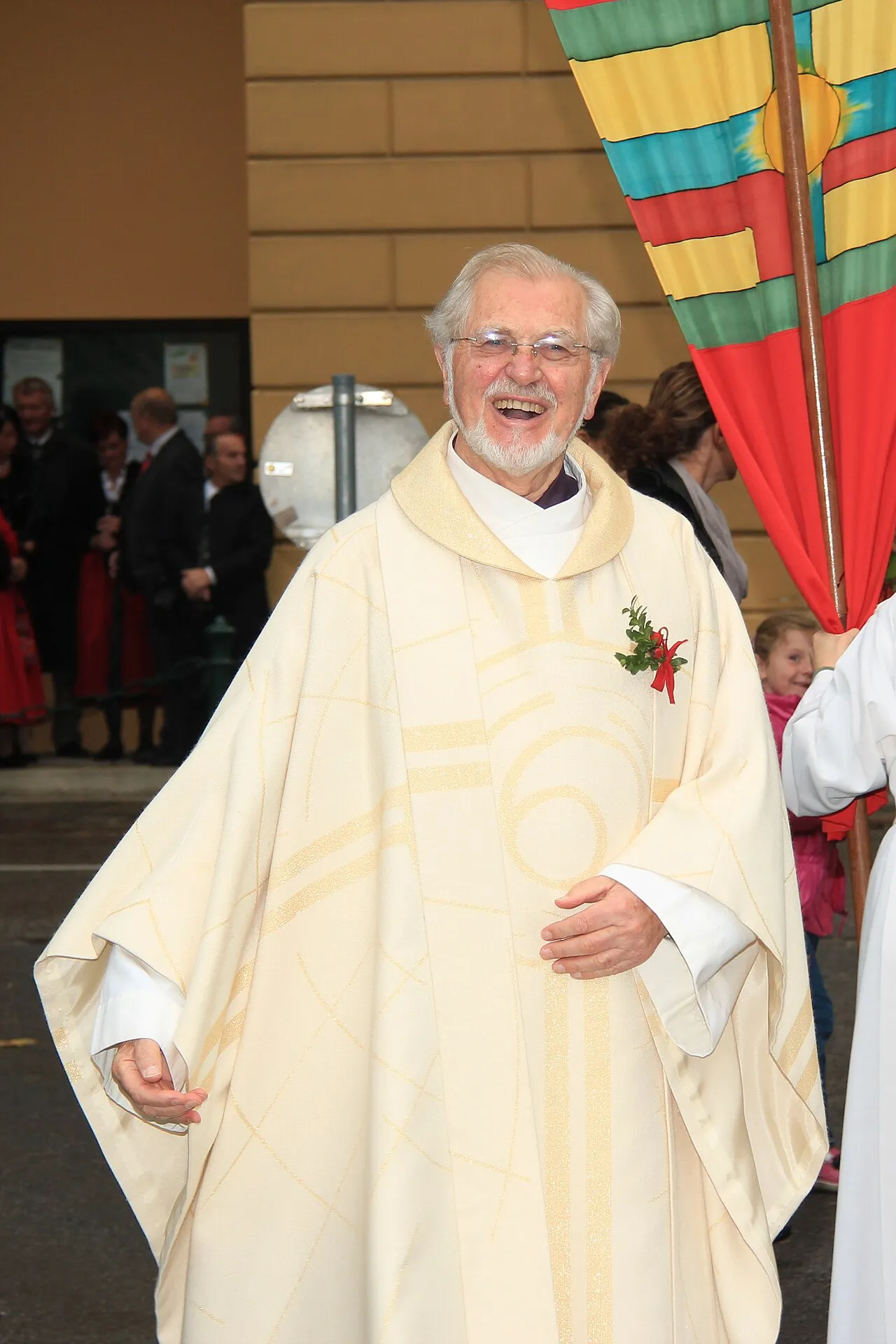 Jakob Mitterhöfer at the harvest thanksgiving celebration in Hinterbrühl in 2012