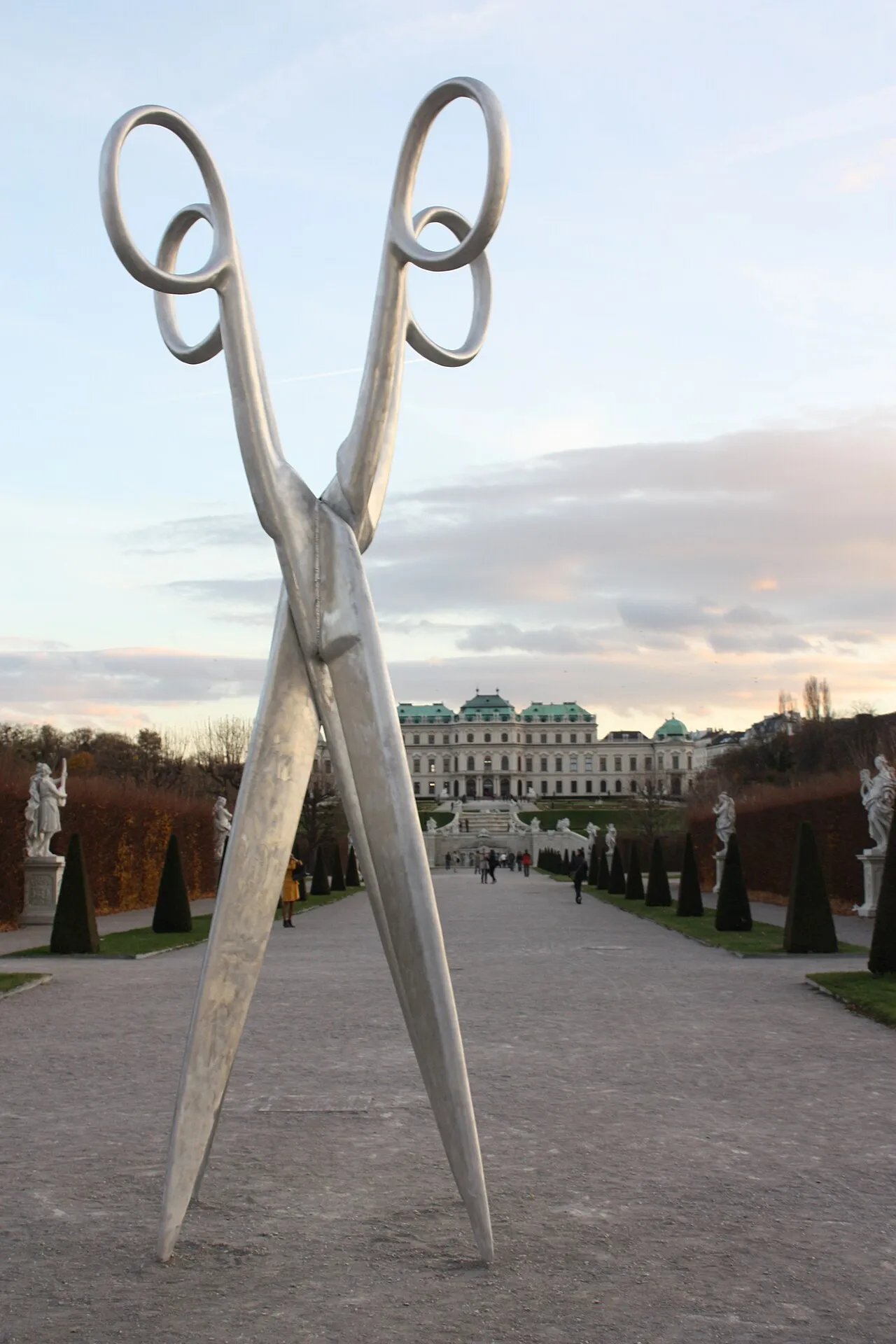 Sculpture by VALIE EXPORT at the Belvedere in Vienna