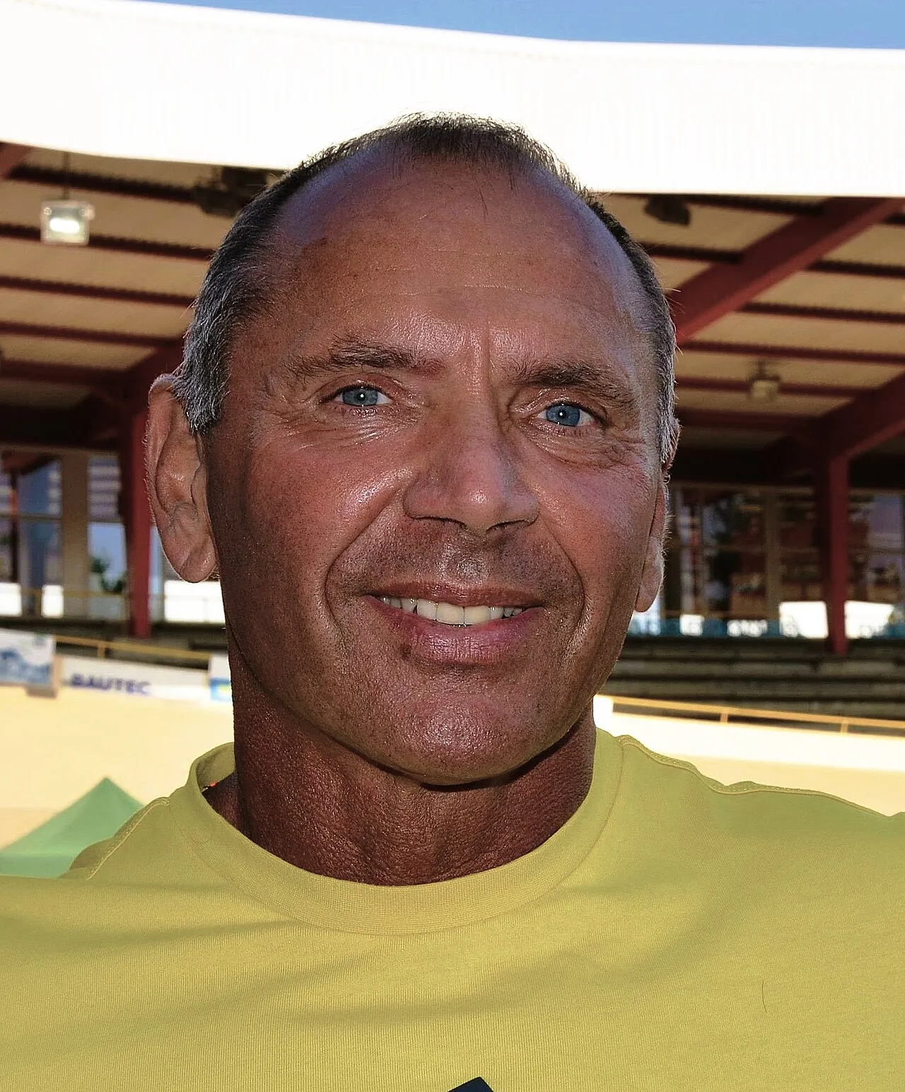 Emanuel Raasch in 2014 at the Cottbus velodrome