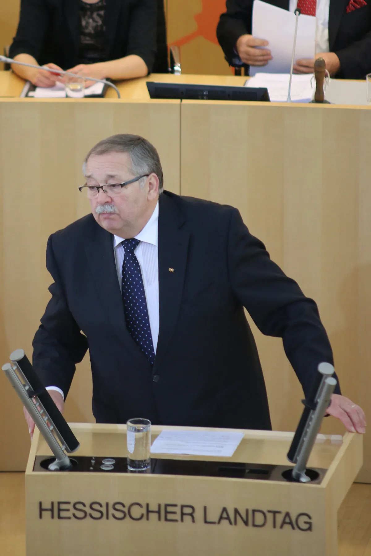 Norbert Kartmann in 2014 at the constituent sitting of the Hessian Landtag