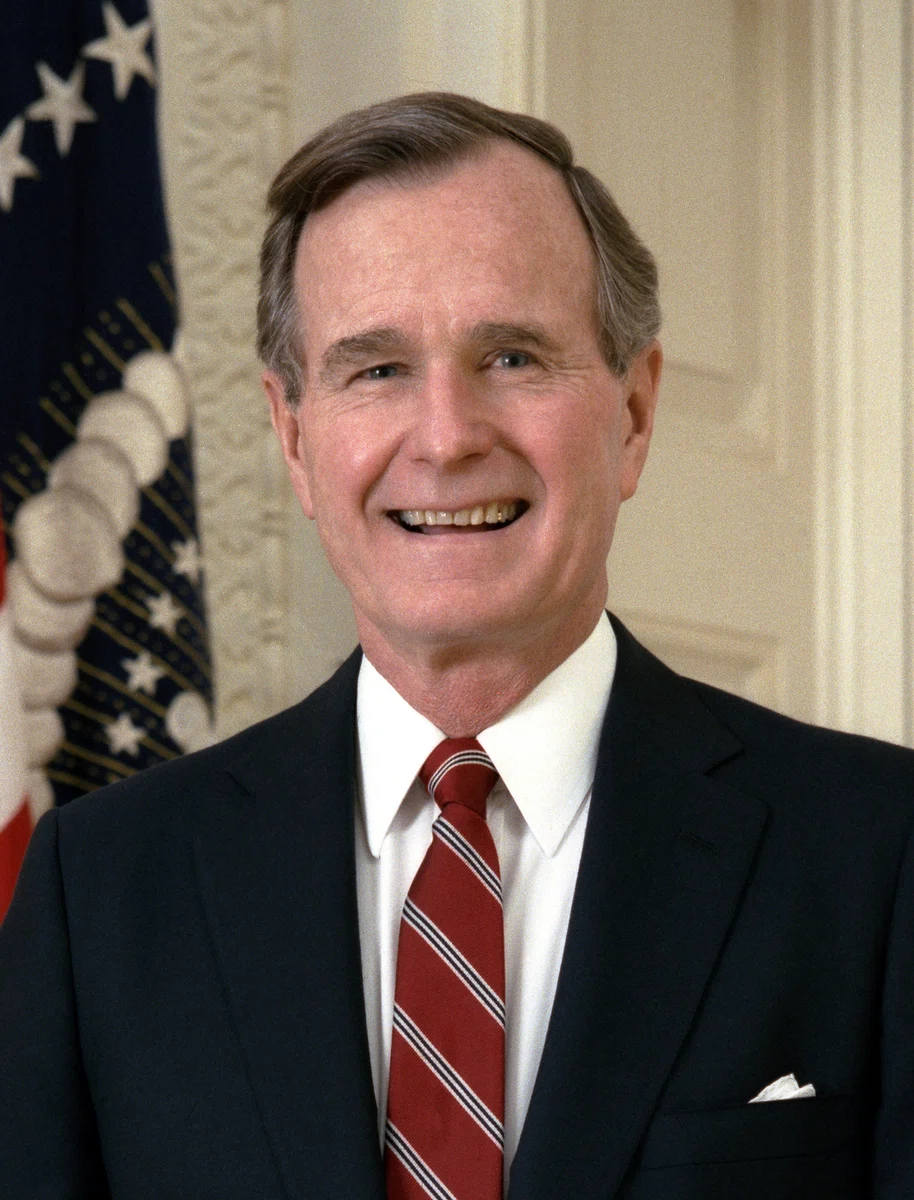 George H. W. Bush as president of the United States