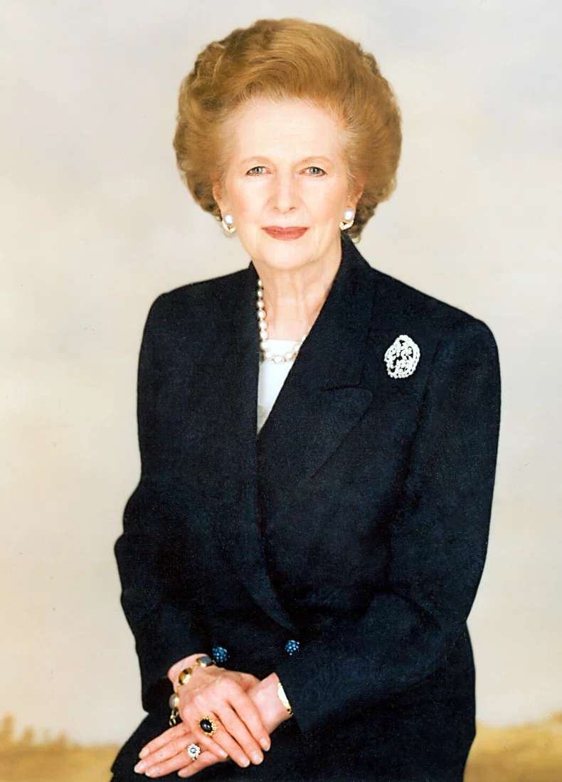 Margaret Thatcher in einem offiziellen Porträt