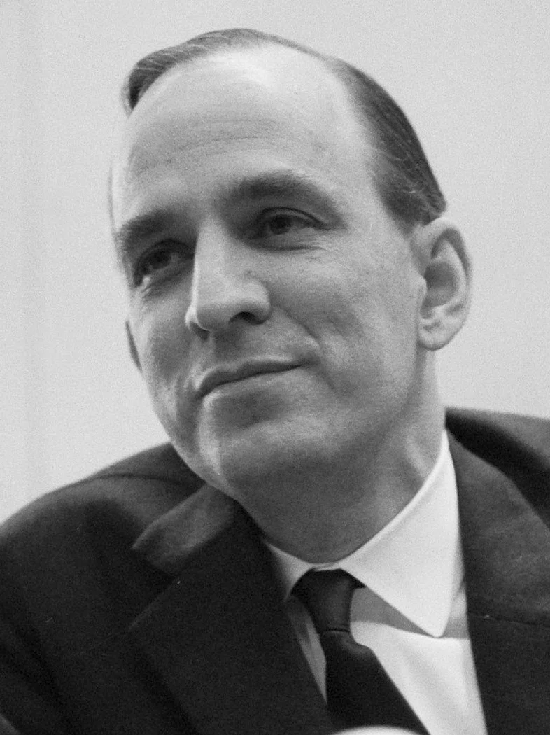 Ingmar Bergman bei einer Pressekonferenz 1966